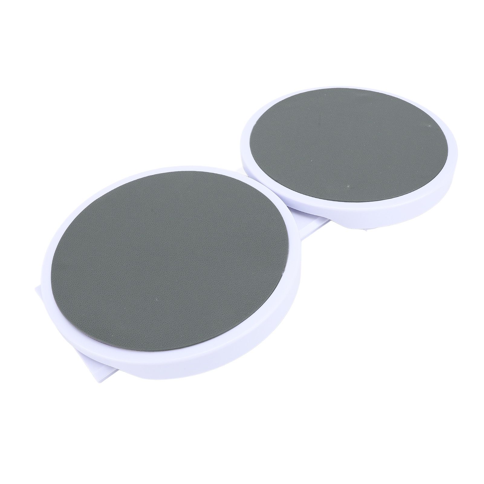 2 Serving Trays and 2 Straight Tracks Reusable Tabletop Rotating Food view 6