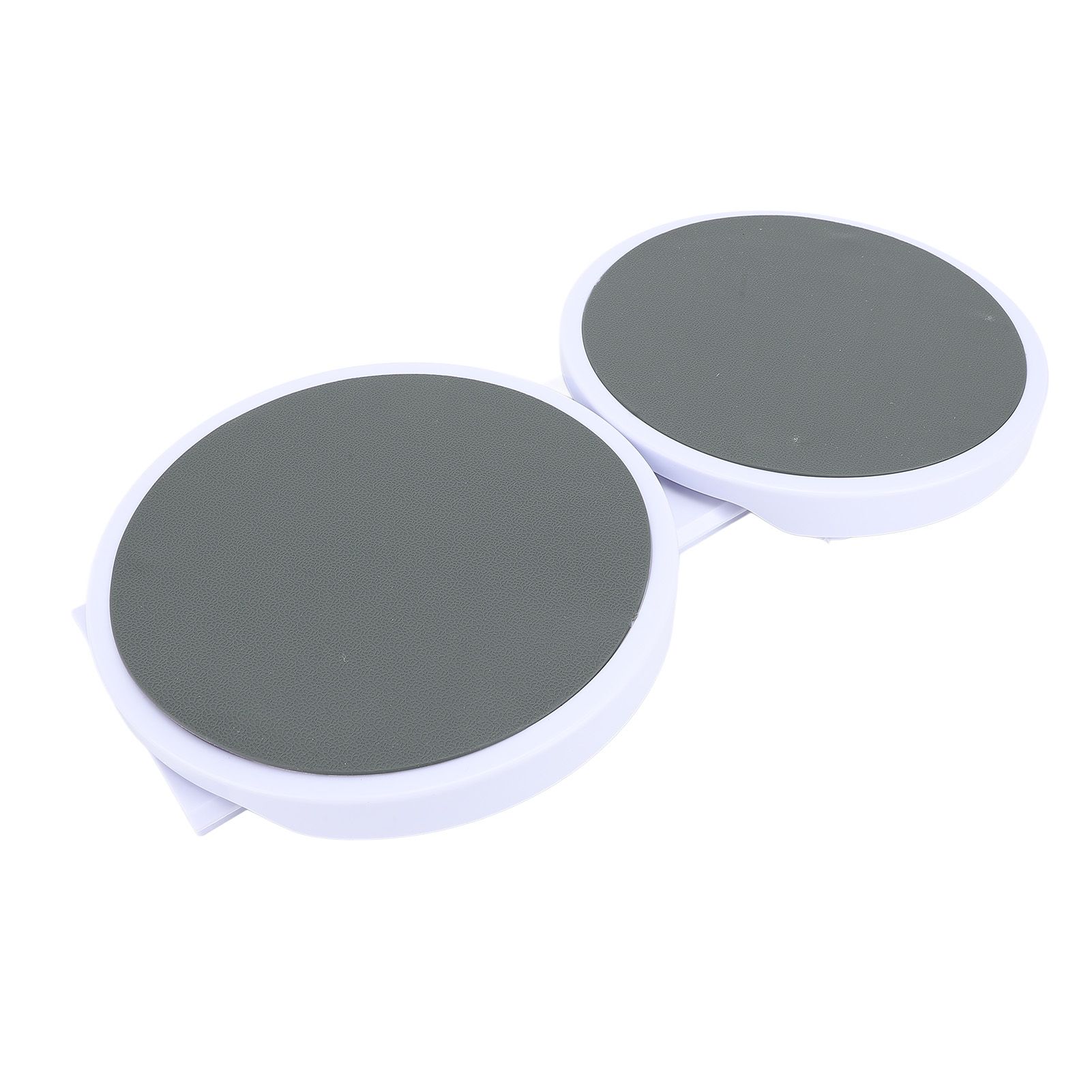 2 Serving Trays and 2 Straight Tracks Reusable Tabletop Rotating Food view 12