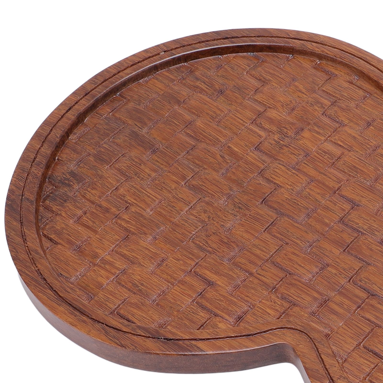 Gourd Shape Tea Tray Small Tea Table Serving Tray Multifunctional Use for Home view 5