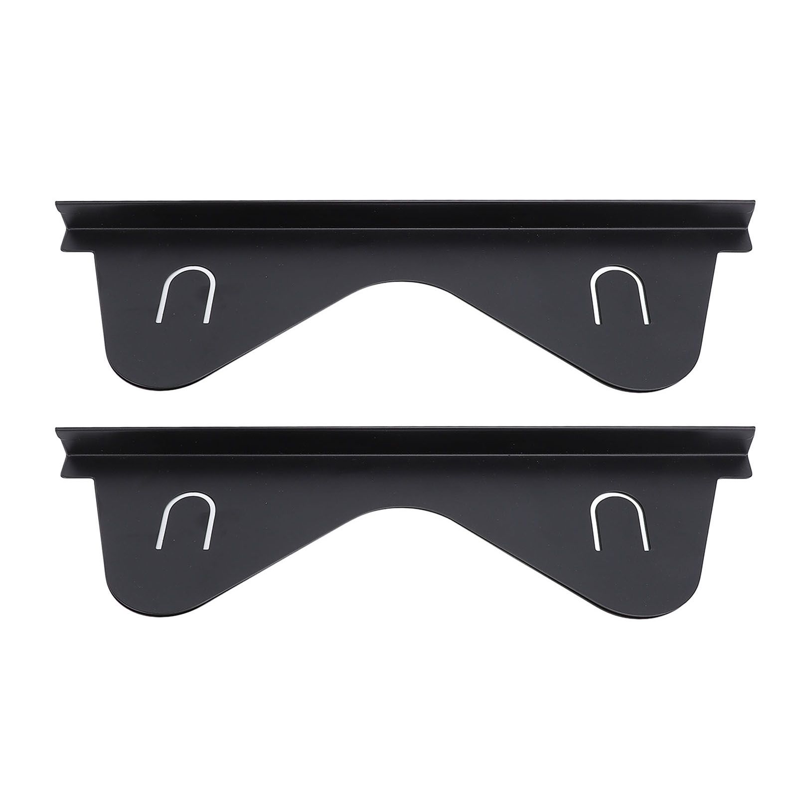 2 Pair Stove Counter Gap Cover Black Stainless Steel Retractable Dishwasher view 2