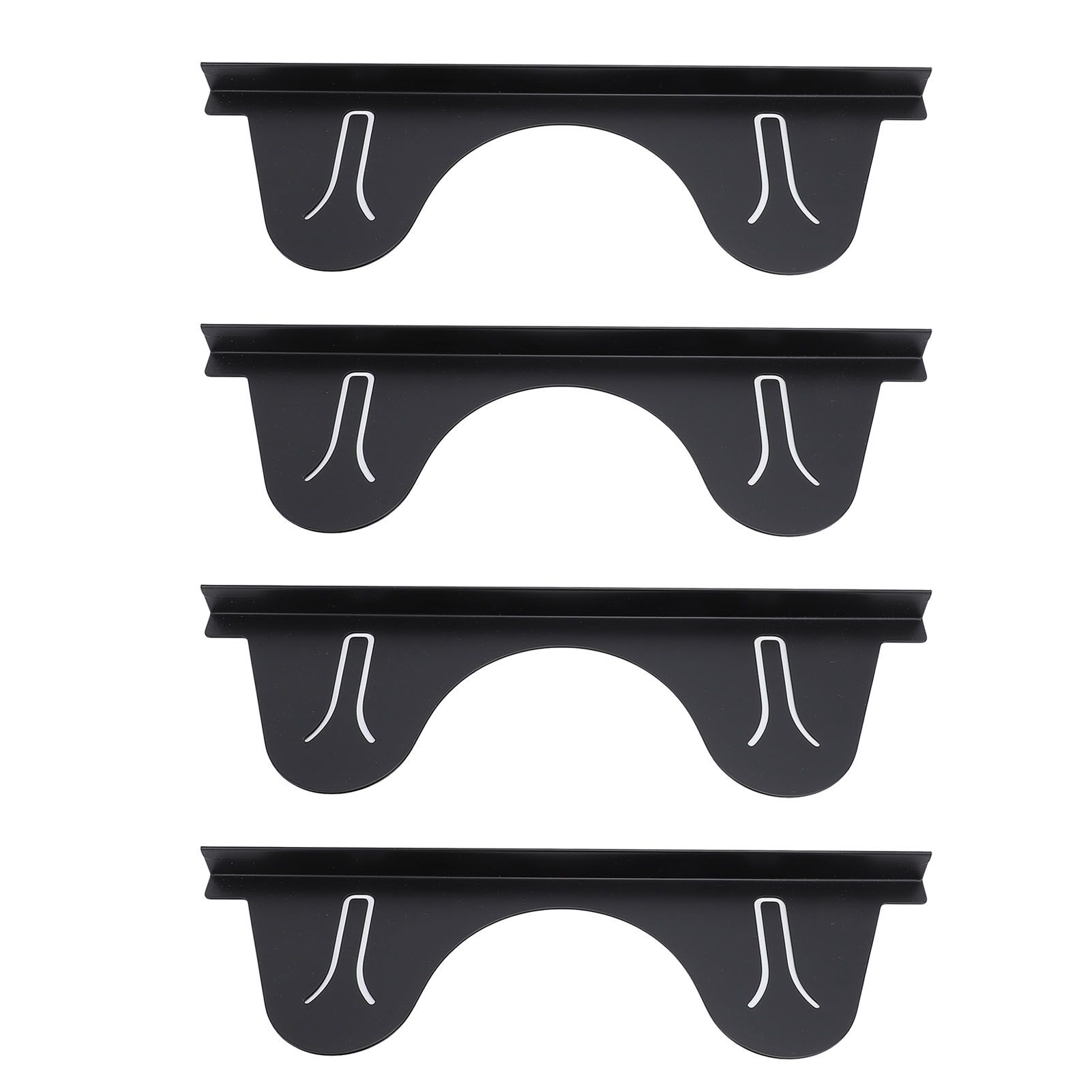 2 Pair Stainless Steel Stove Gap Covers Stove Gap Filler Range Trim Kit Stove view 2