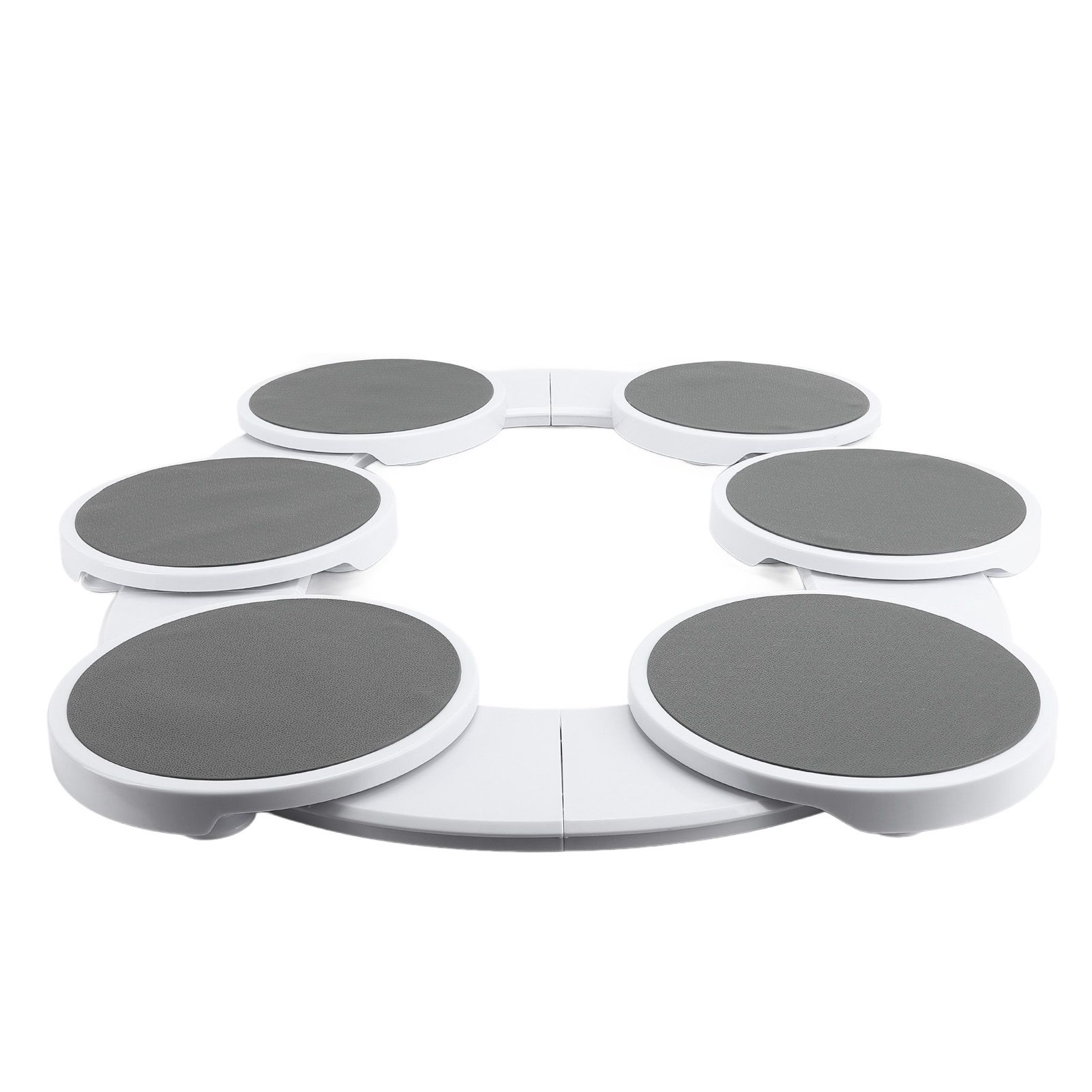 Rotating Food Trays with Tracks Portable Meal Tray Turntable Organizer for