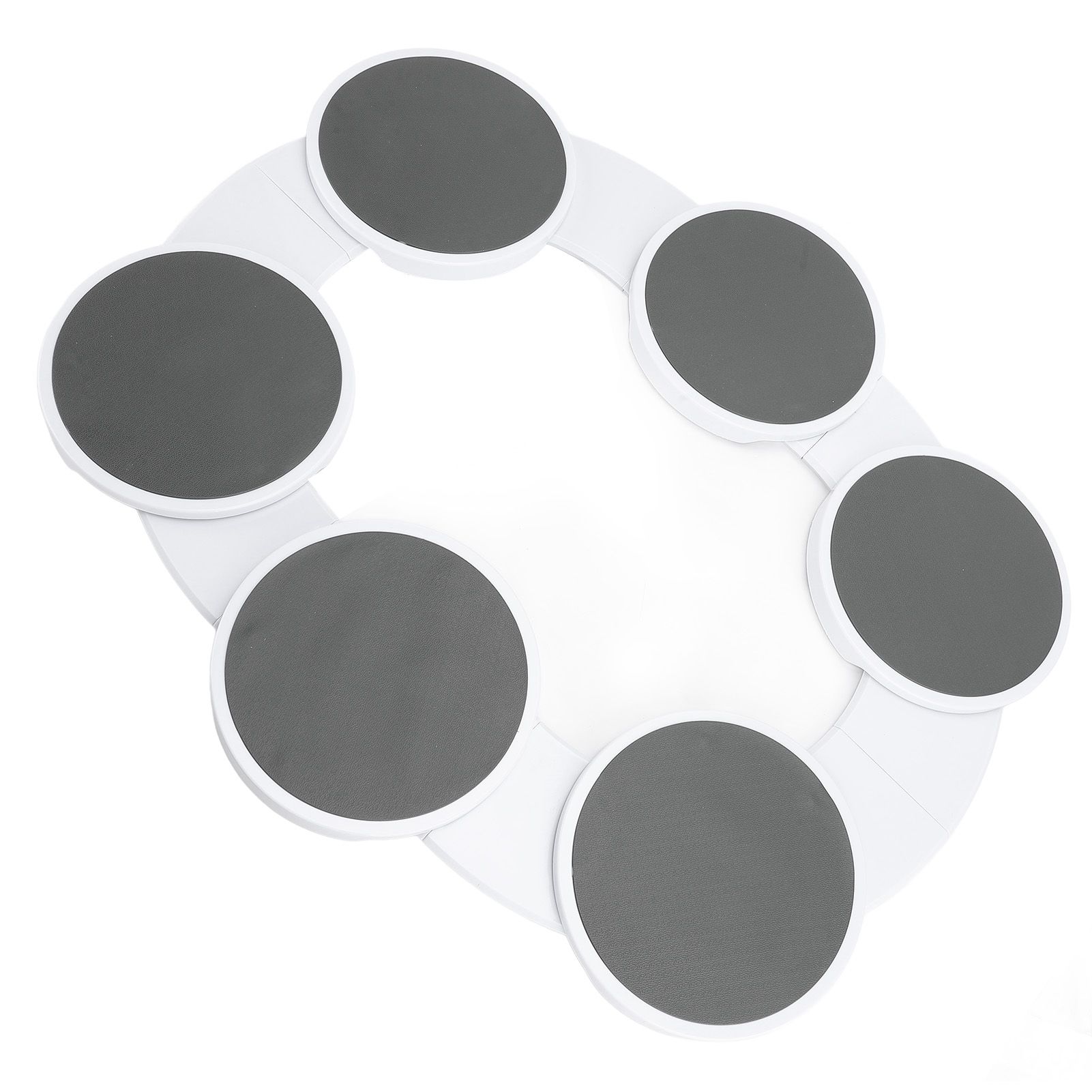 Rotating Food Trays with Tracks Portable Meal Tray Turntable Organizer for view 12