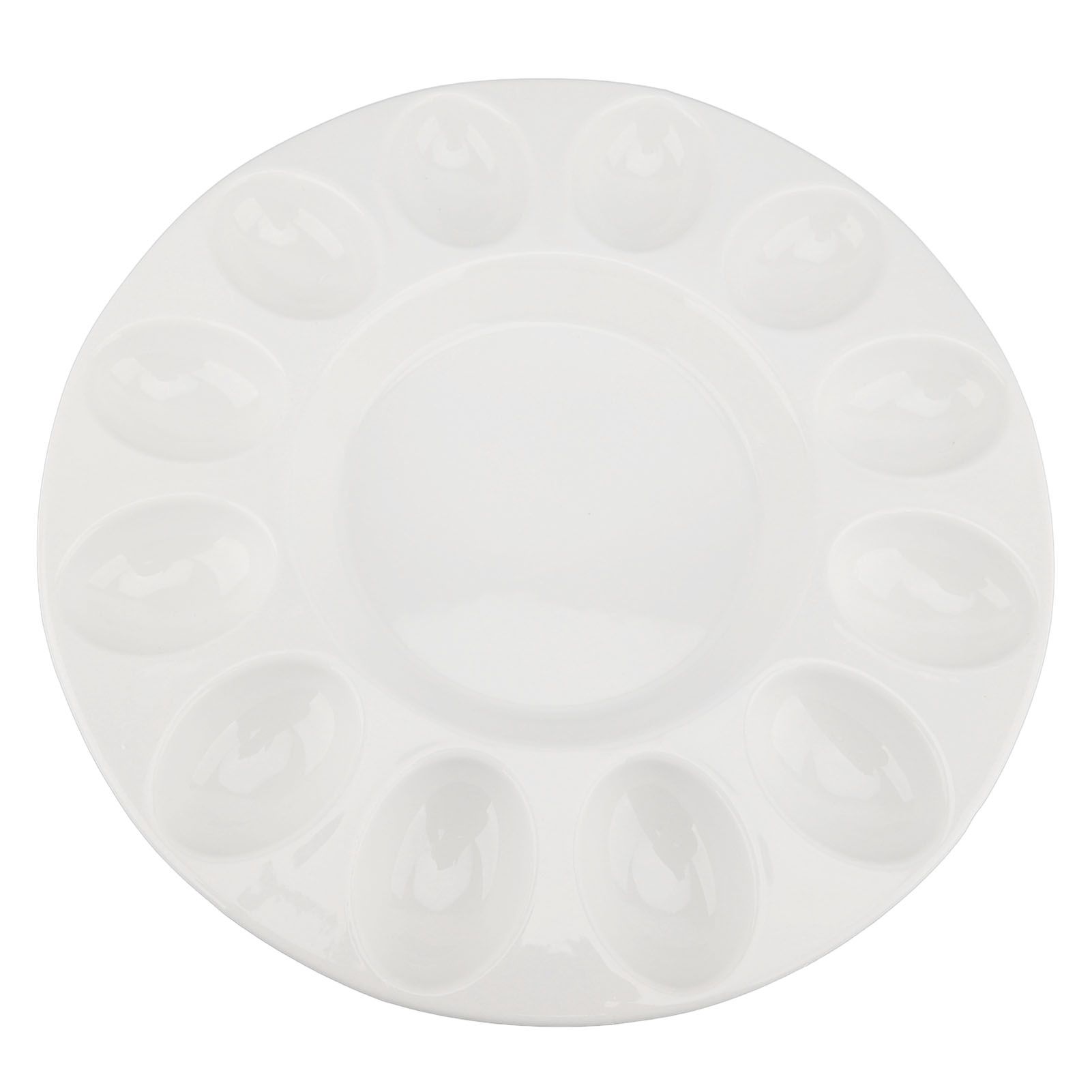 Deviled Egg Platter Sturdy Heat Resistant Hold 12 Eggs White Ceramic Easter view 11