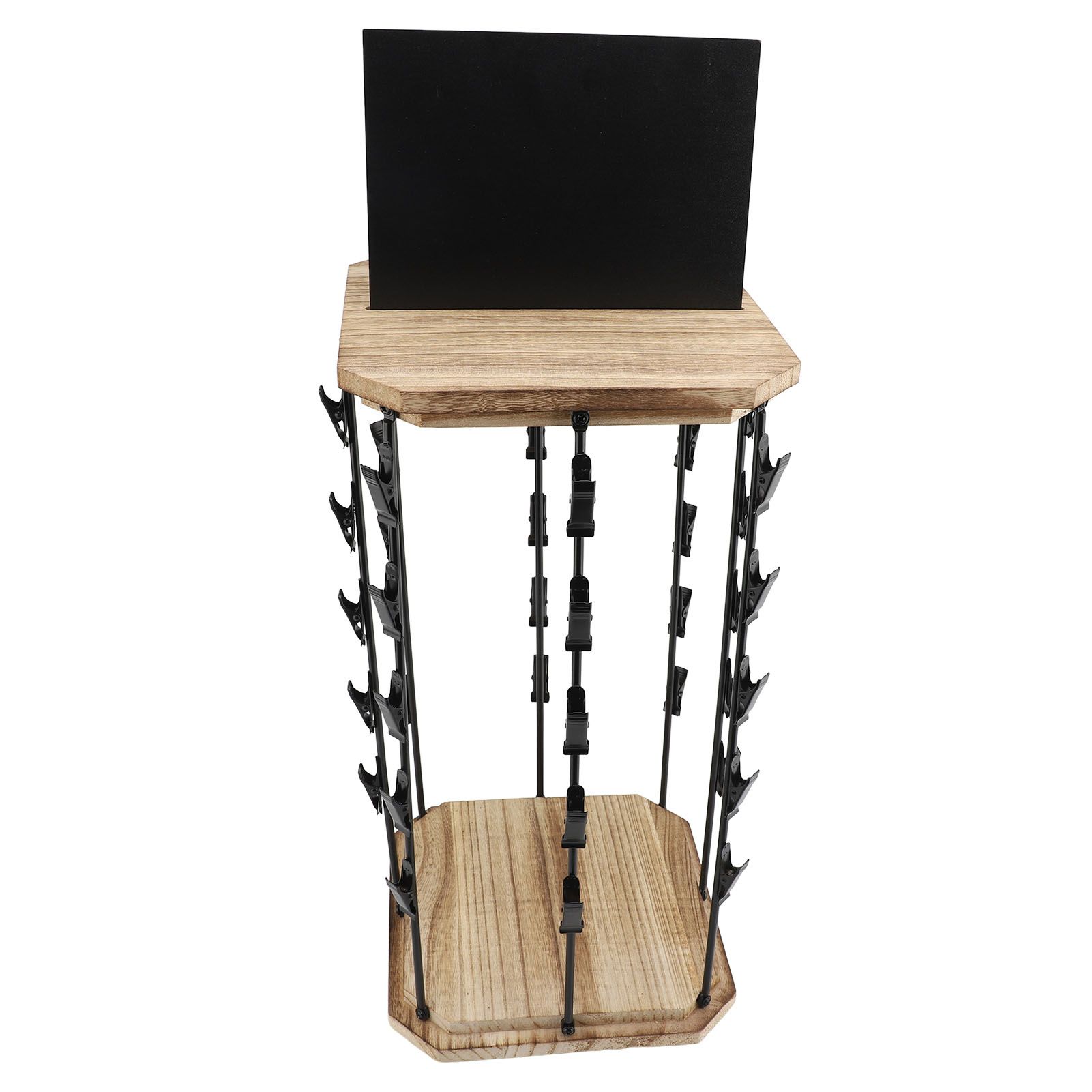 Chip Rack Display Stand 5 Tiers 40 Clips 360 Degree Rotating Snack Organizer view 9