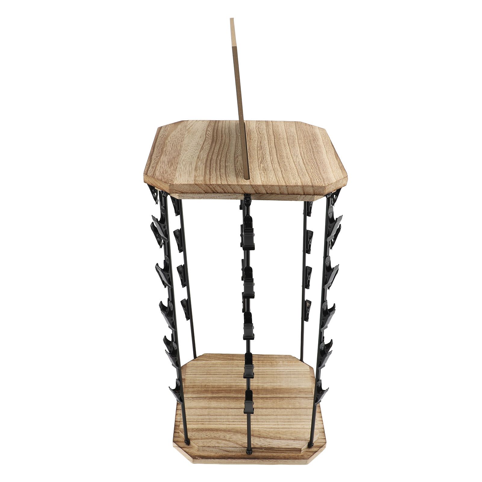 Chip Rack Display Stand 5 Tiers 40 Clips 360 Degree Rotating Snack Organizer view 12