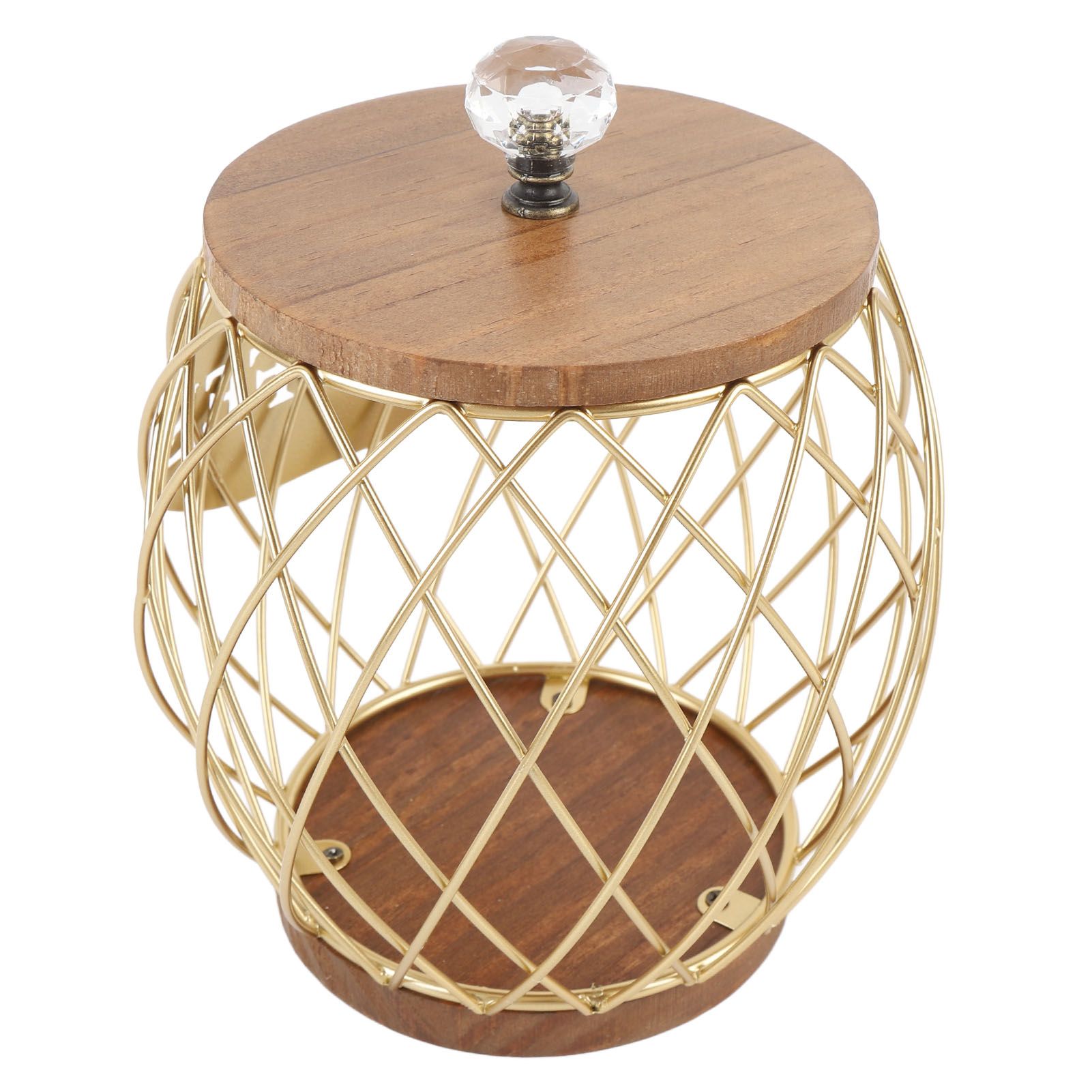 Coffee Capsule Holder Fruit Shaped Stylish Coffee Pod Storage with Wooden Base view 2