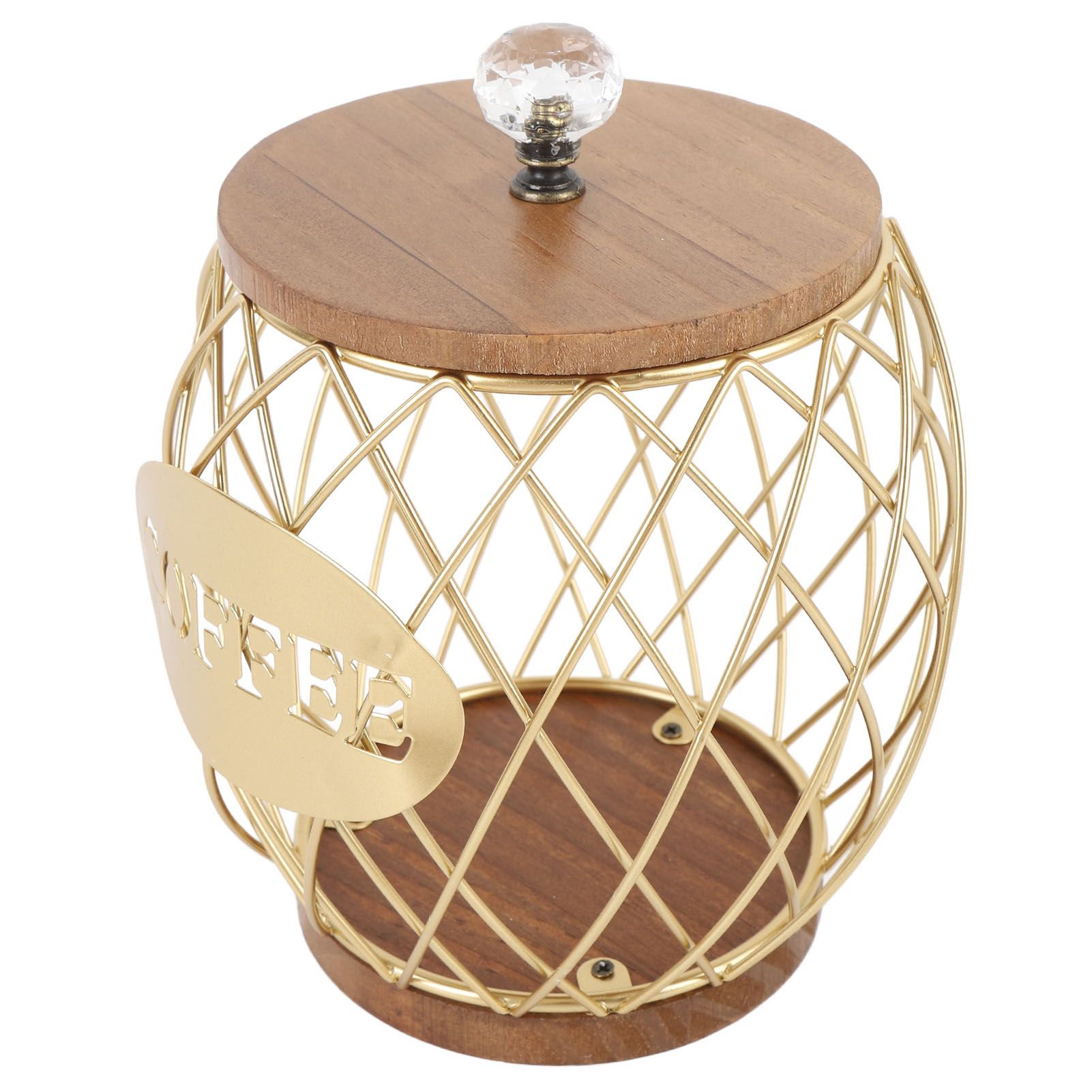 Coffee Capsule Holder Fruit Shaped Stylish Coffee Pod Storage with Wooden Base view 8