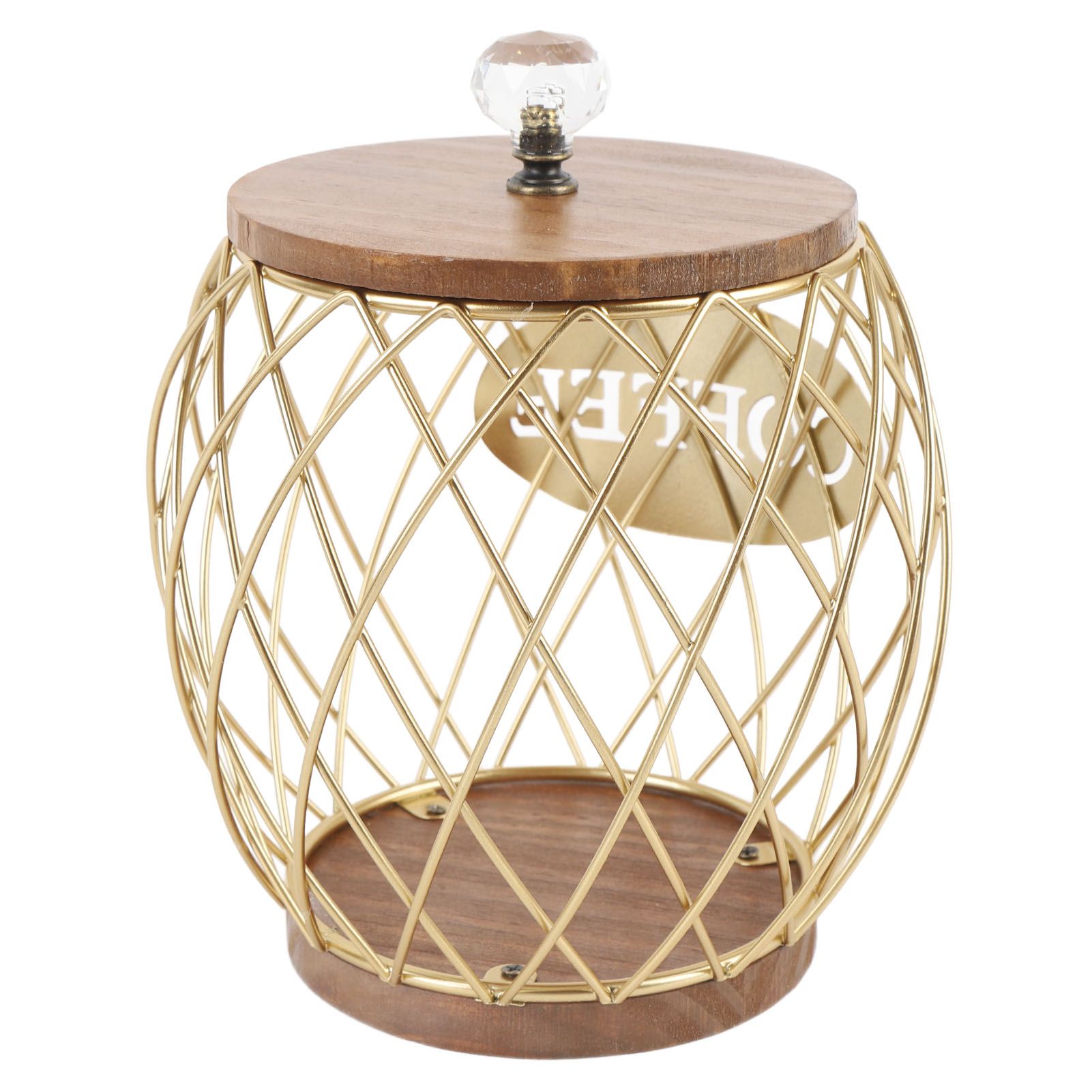 Coffee Capsule Holder Fruit Shaped Stylish Coffee Pod Storage with Wooden Base view 10