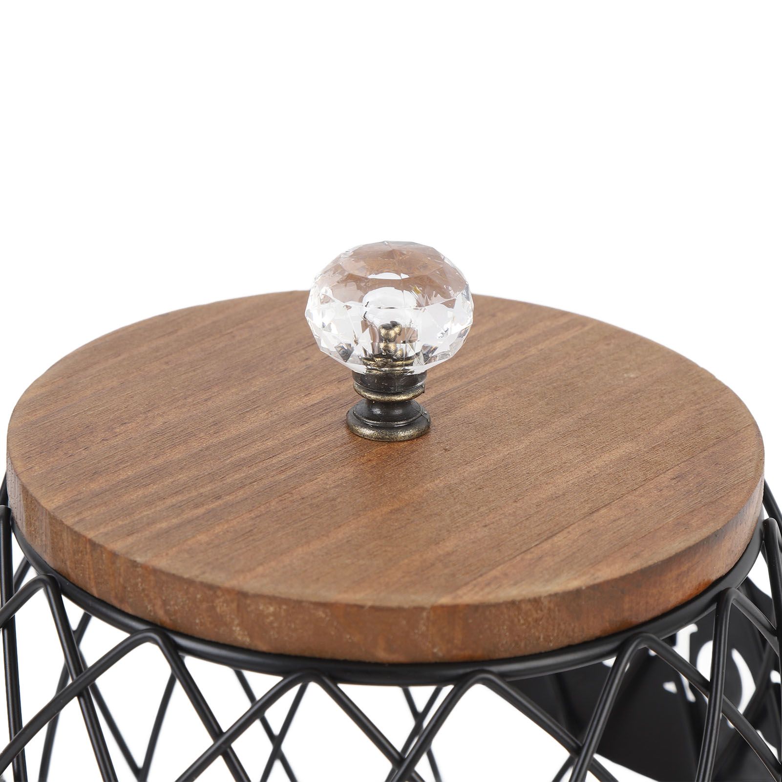 Coffee Capsule Holder Fruit Shaped Stylish Coffee Pod Storage with Wooden Base view 7