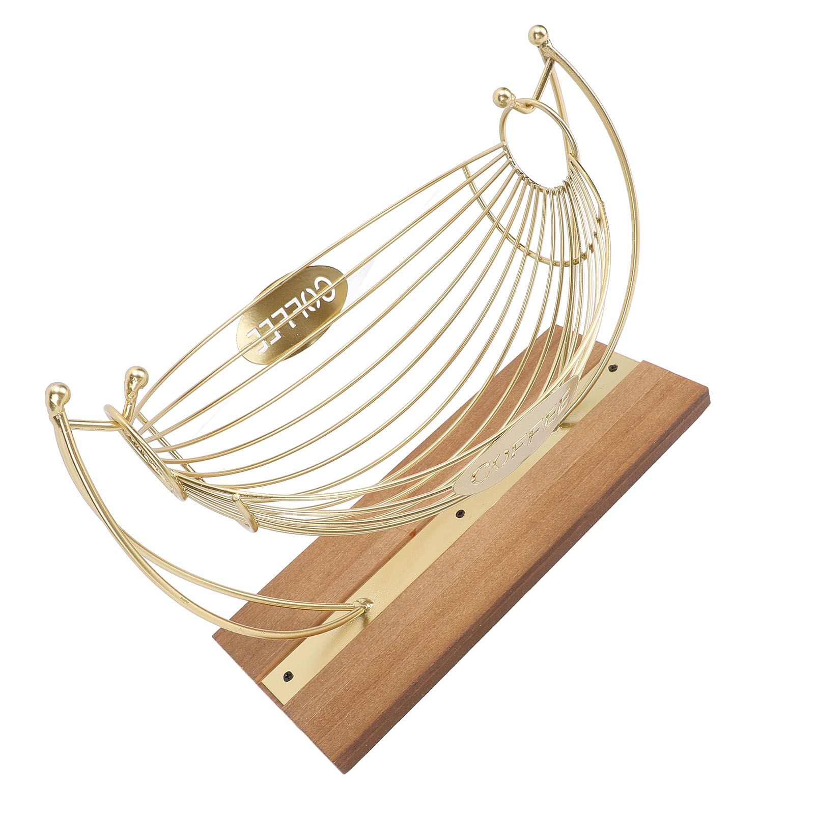Coffee Pod Holder Iron Hammock Coffee Capsule Storage Basket Bar Countertop view 4