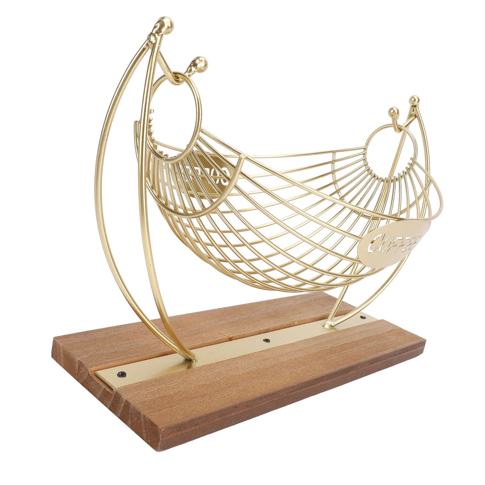Coffee Pod Holder Iron Hammock Coffee Capsule Storage Basket Bar Countertop view 6