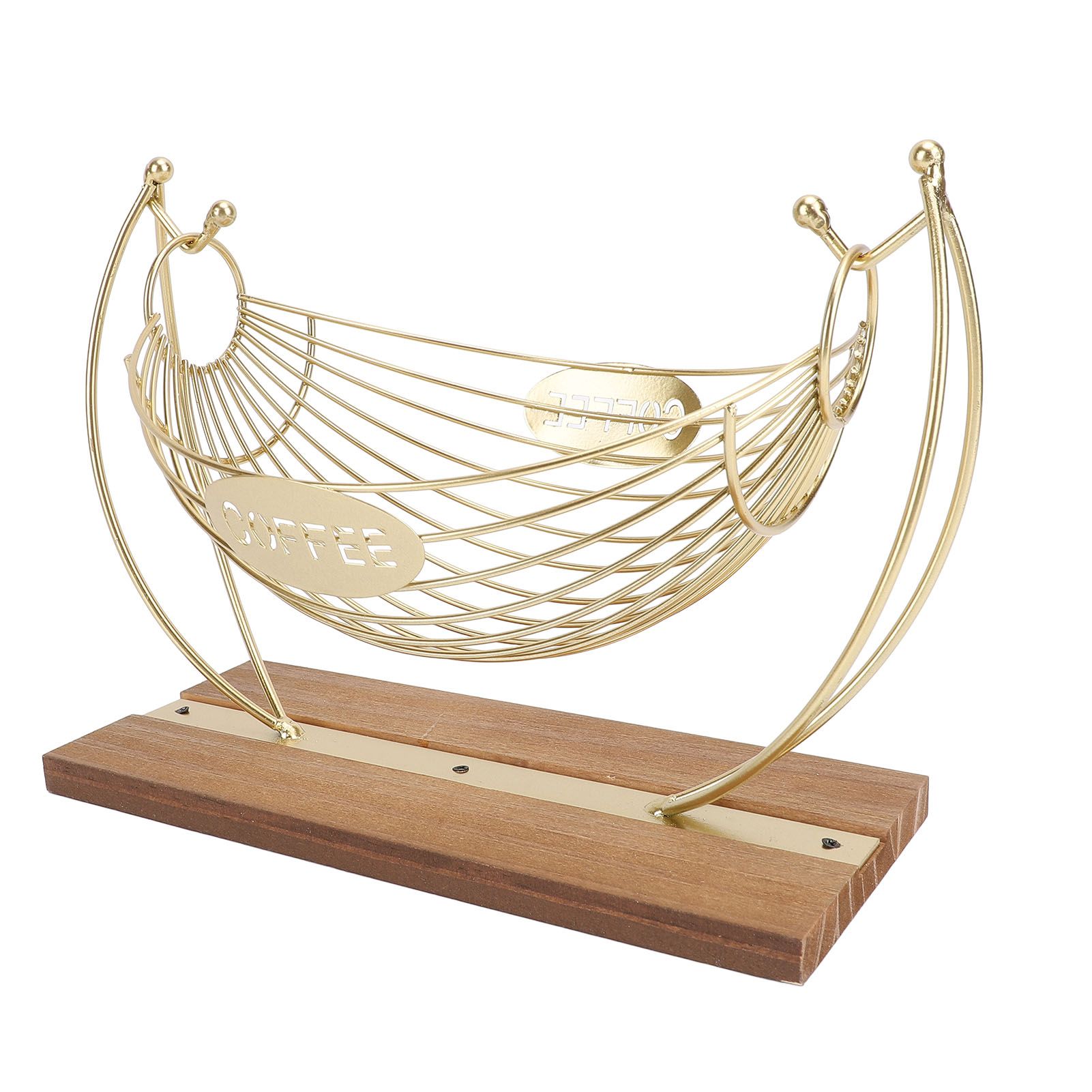 Coffee Pod Holder Iron Hammock Coffee Capsule Storage Basket Bar Countertop view 8