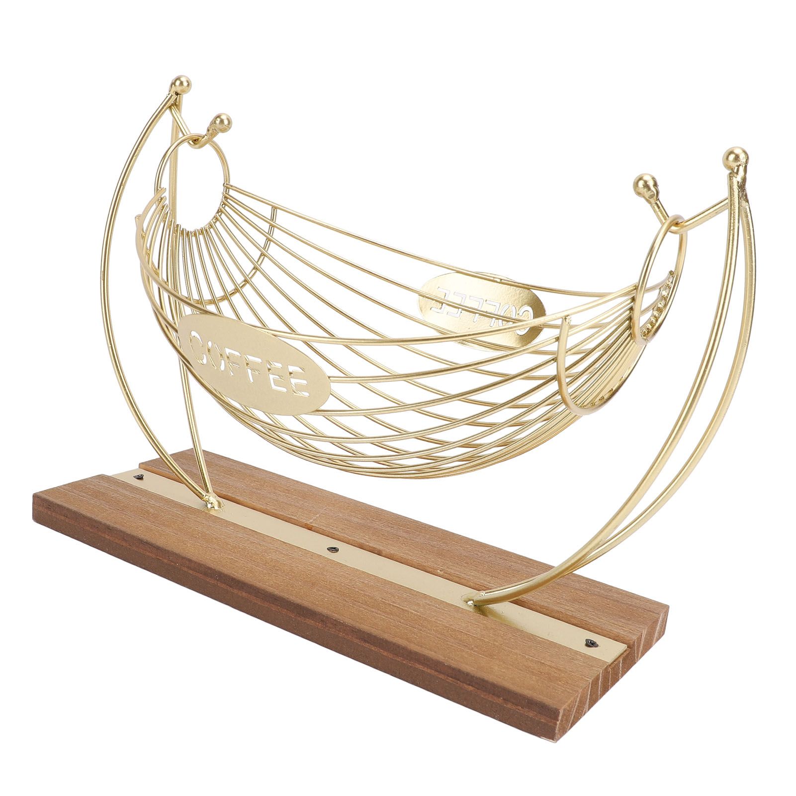 Coffee Pod Holder Iron Hammock Coffee Capsule Storage Basket Bar Countertop view 10