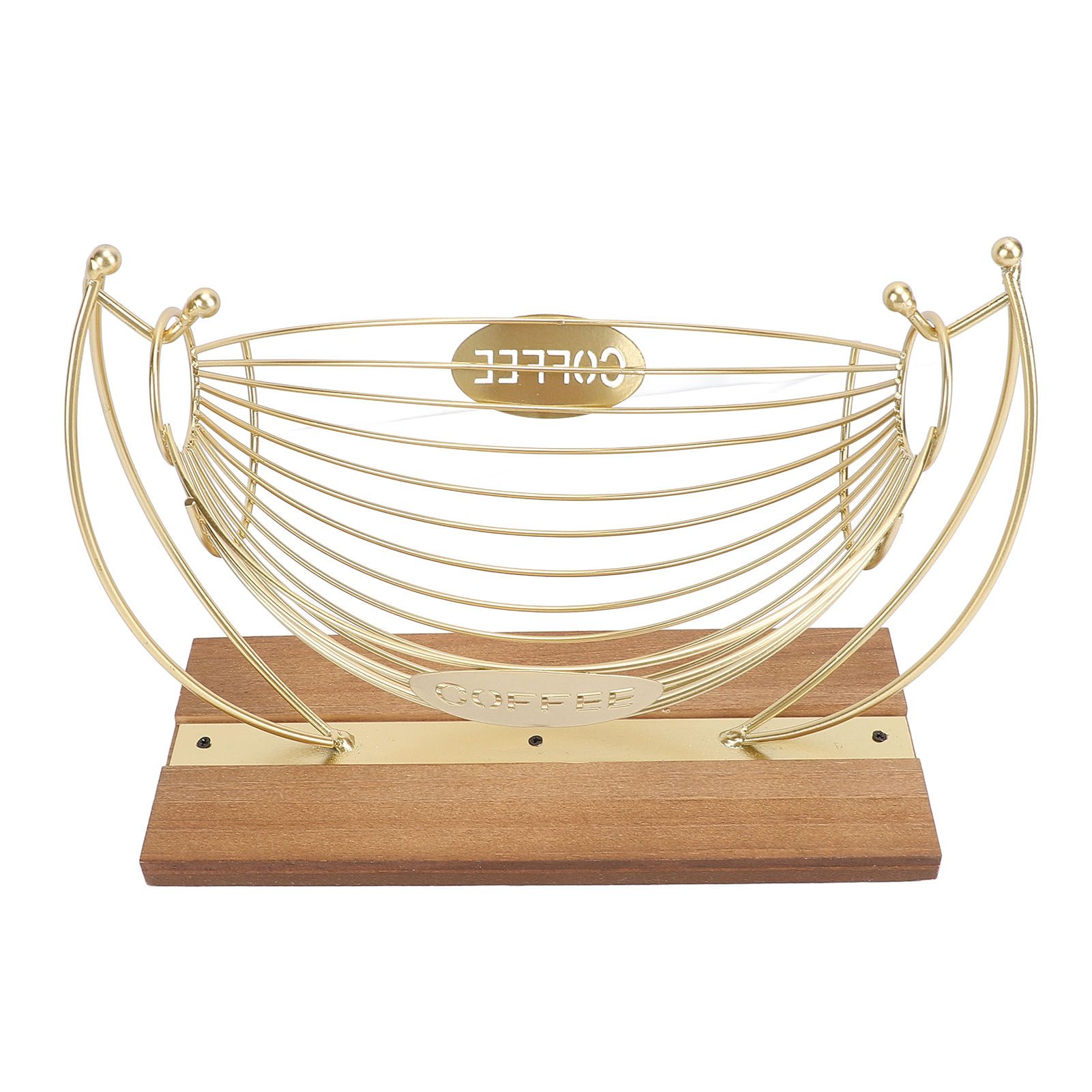 Coffee Pod Holder Iron Hammock Coffee Capsule Storage Basket Bar Countertop view 12