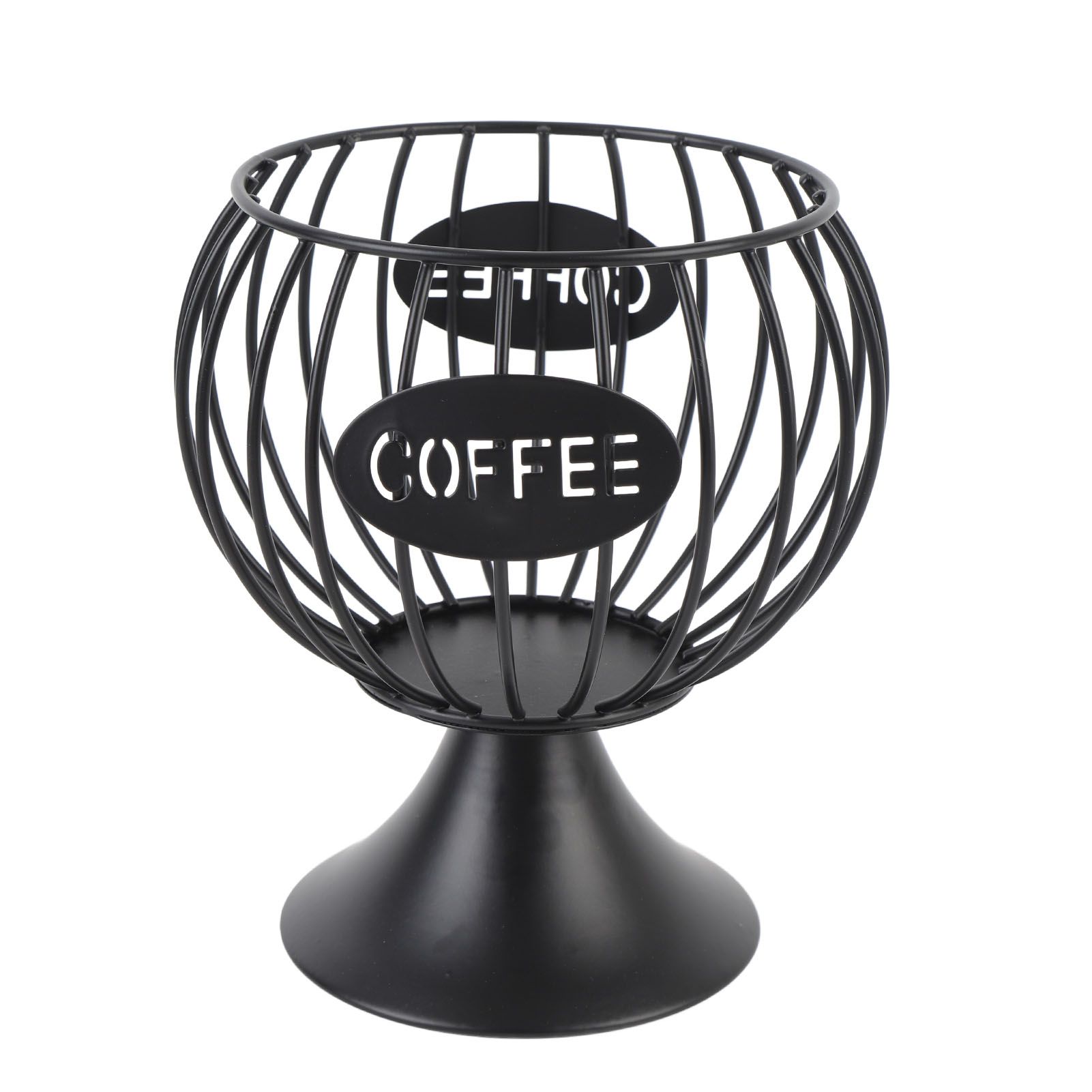 Coffee Pod Basket Weighted Base Iron Modern Coffee Capsule Holder for Home