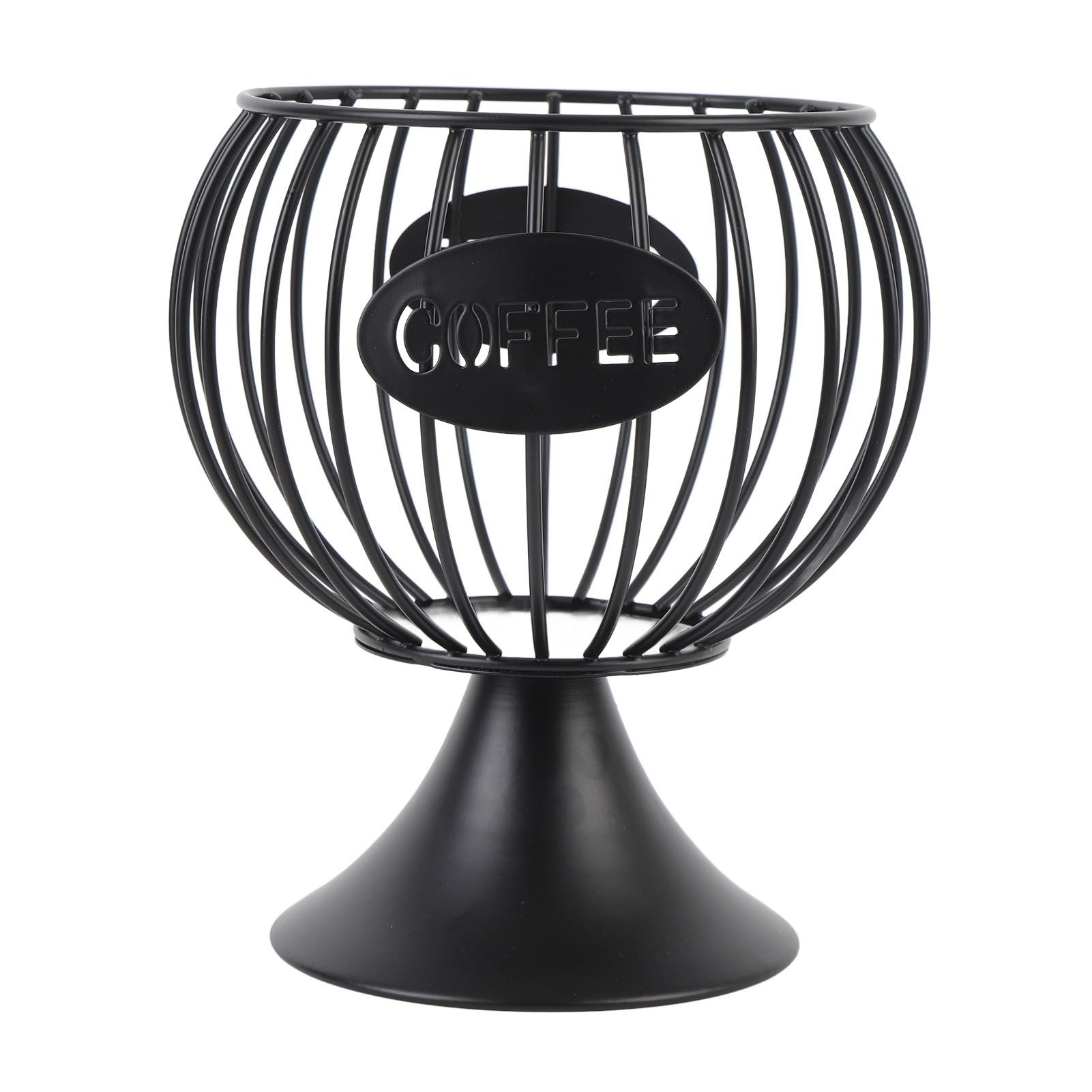Coffee Pod Basket Weighted Base Iron Modern Coffee Capsule Holder for Home view 3