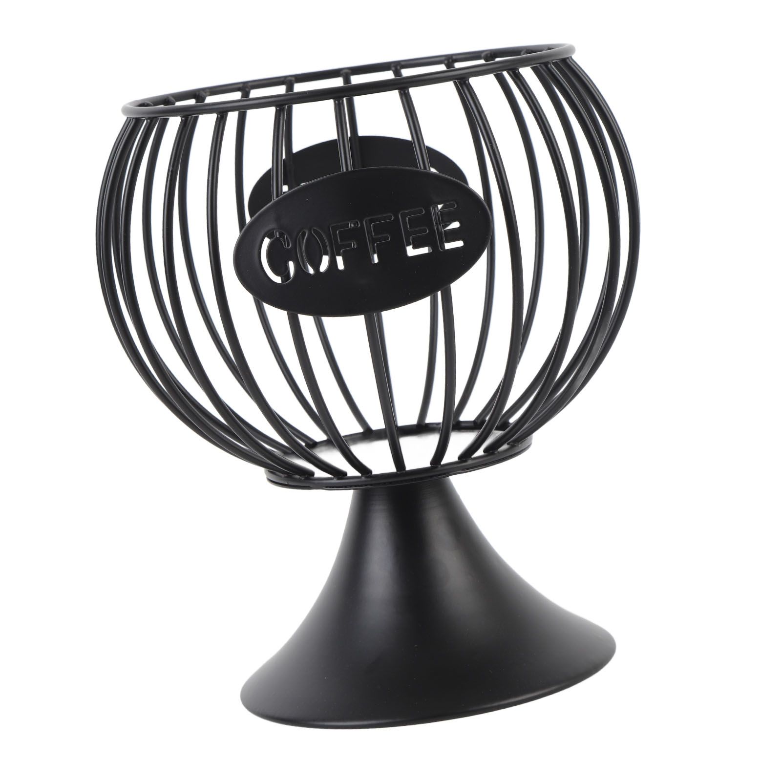 Coffee Pod Basket Weighted Base Iron Modern Coffee Capsule Holder for Home view 4