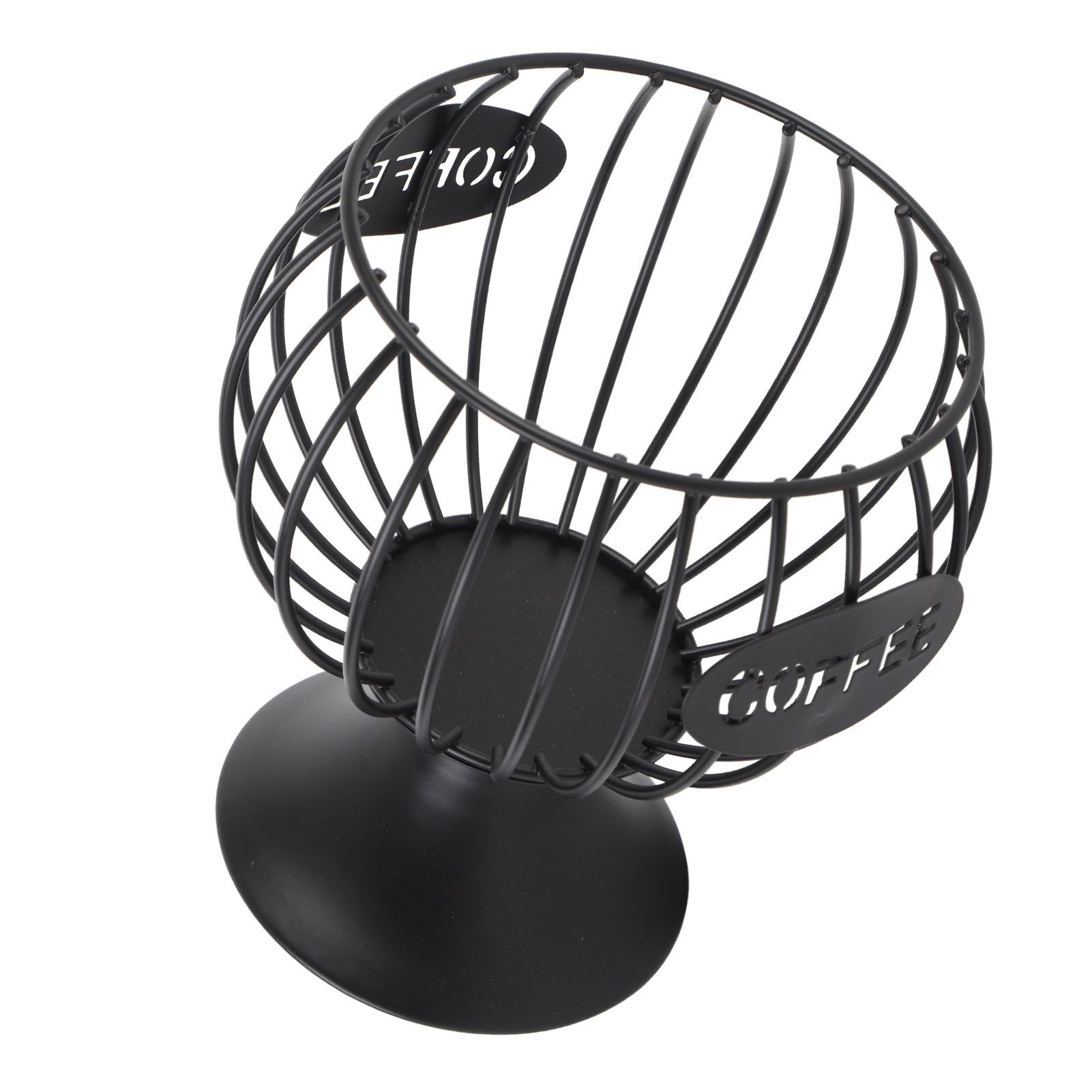 Coffee Pod Basket Weighted Base Iron Modern Coffee Capsule Holder for Home view 8