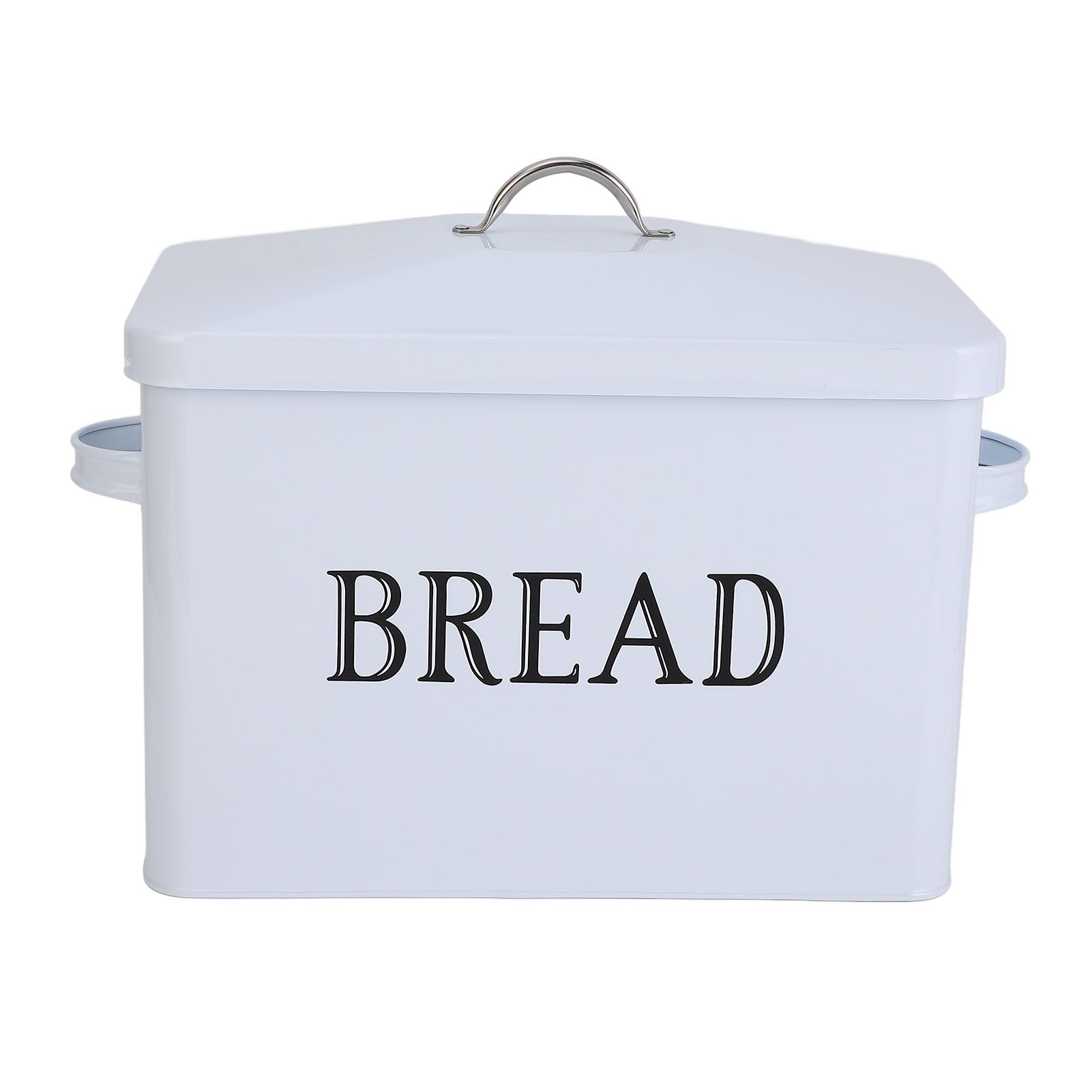Metal Bread Box with Handle Multifunction Excellent Sealed Iron Retro Bread view 3