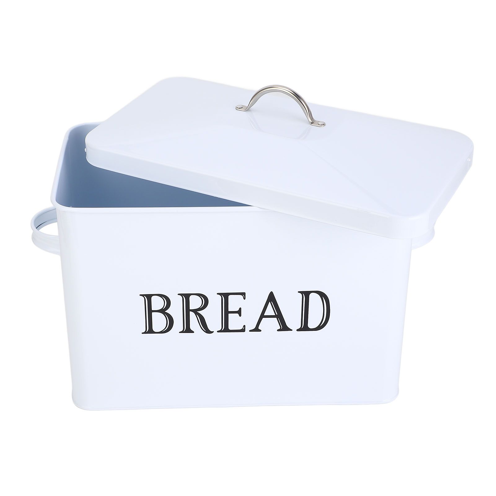 Metal Bread Box with Handle Multifunction Excellent Sealed Iron Retro Bread view 4