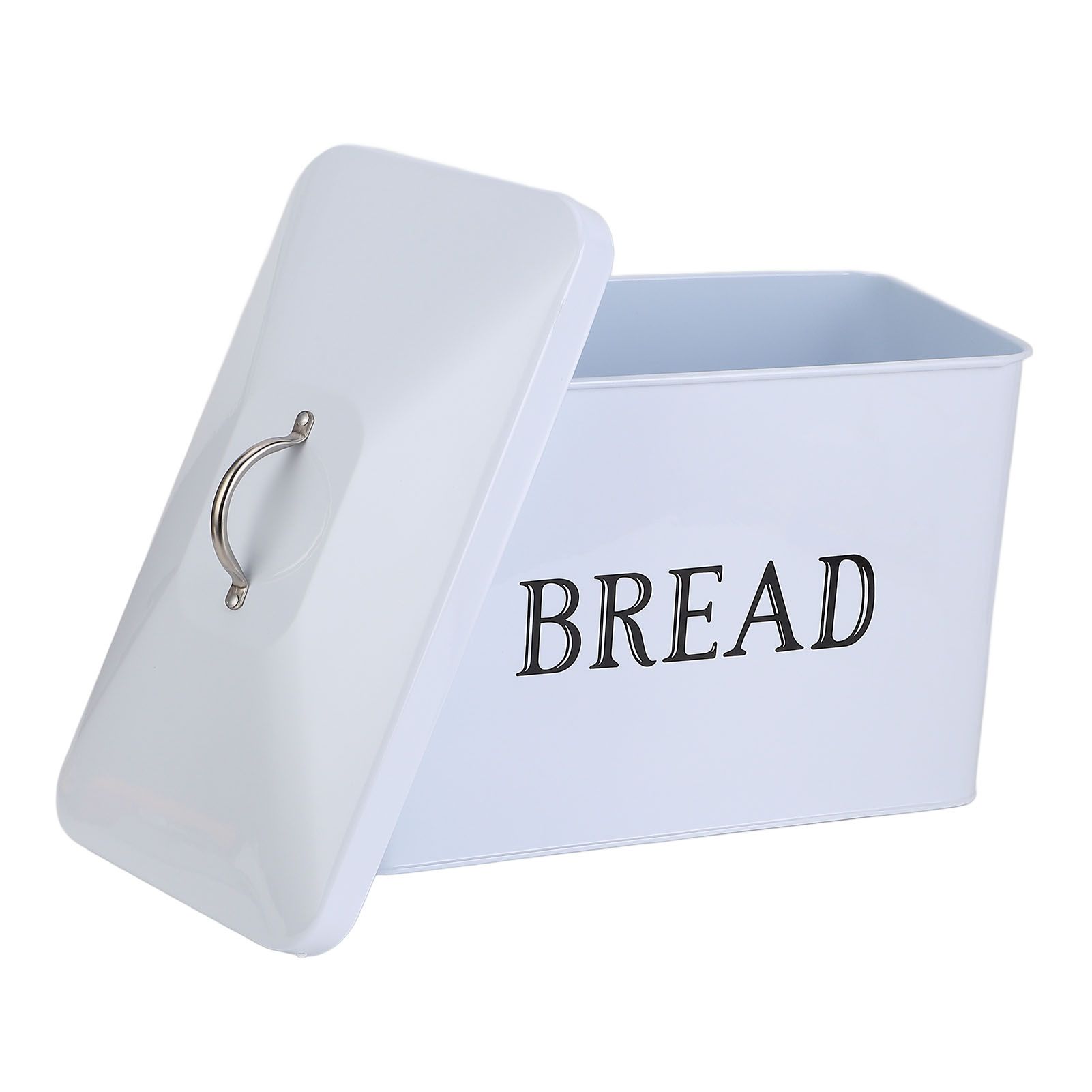 Metal Bread Box with Handle Multifunction Excellent Sealed Iron Retro Bread view 9