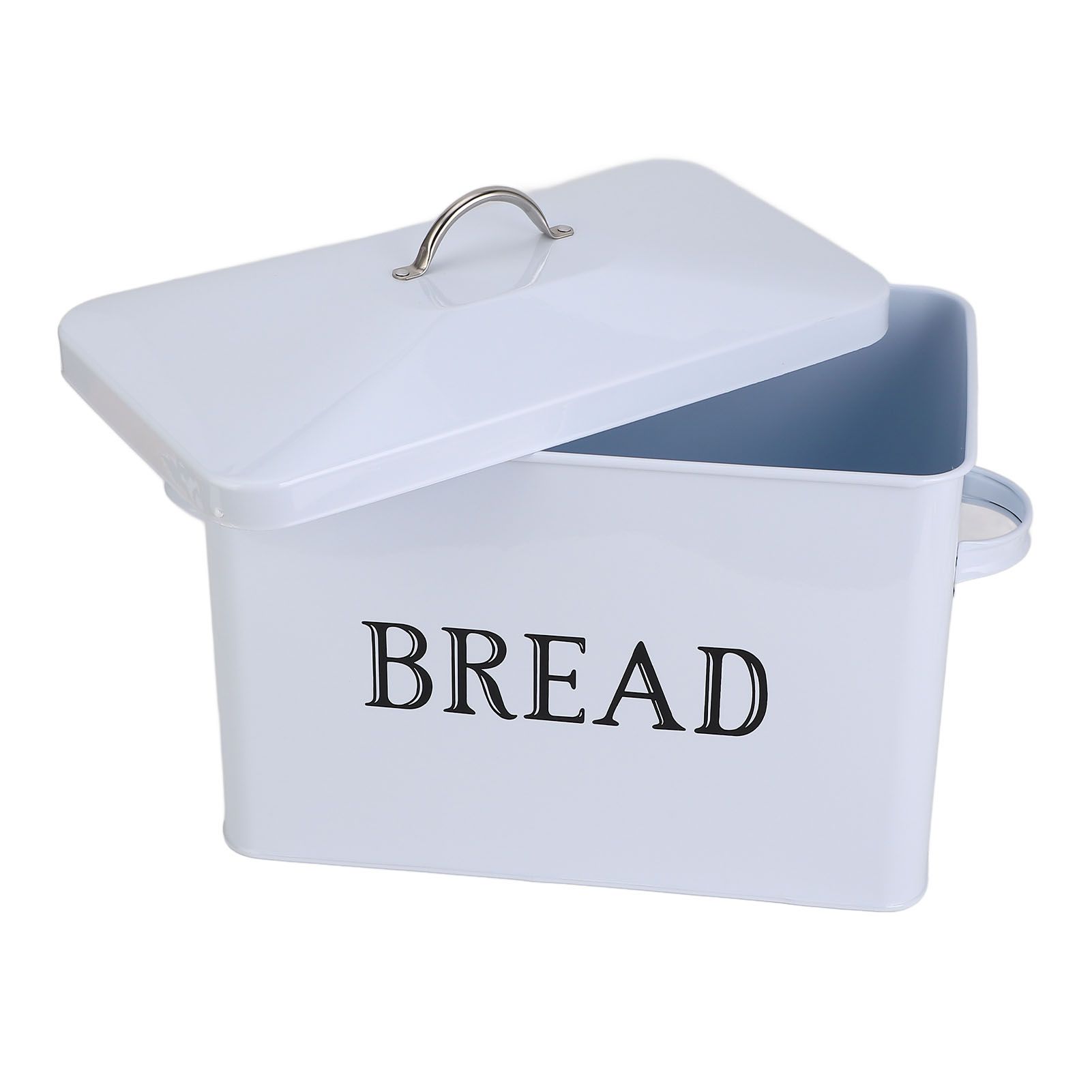 Metal Bread Box with Handle Multifunction Excellent Sealed Iron Retro Bread view 10