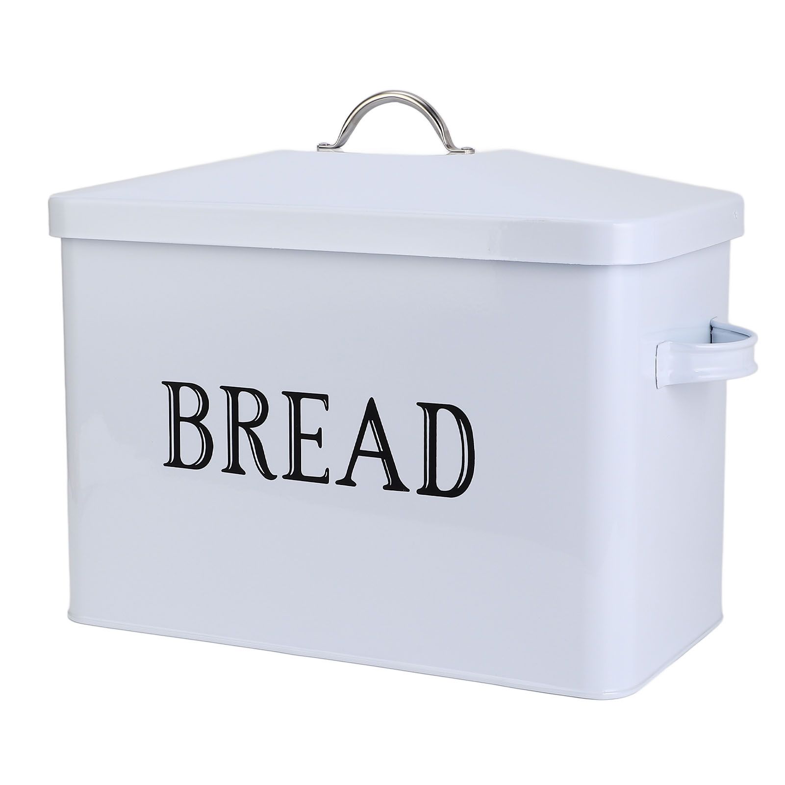 Metal Bread Box with Handle Multifunction Excellent Sealed Iron Retro Bread view 11