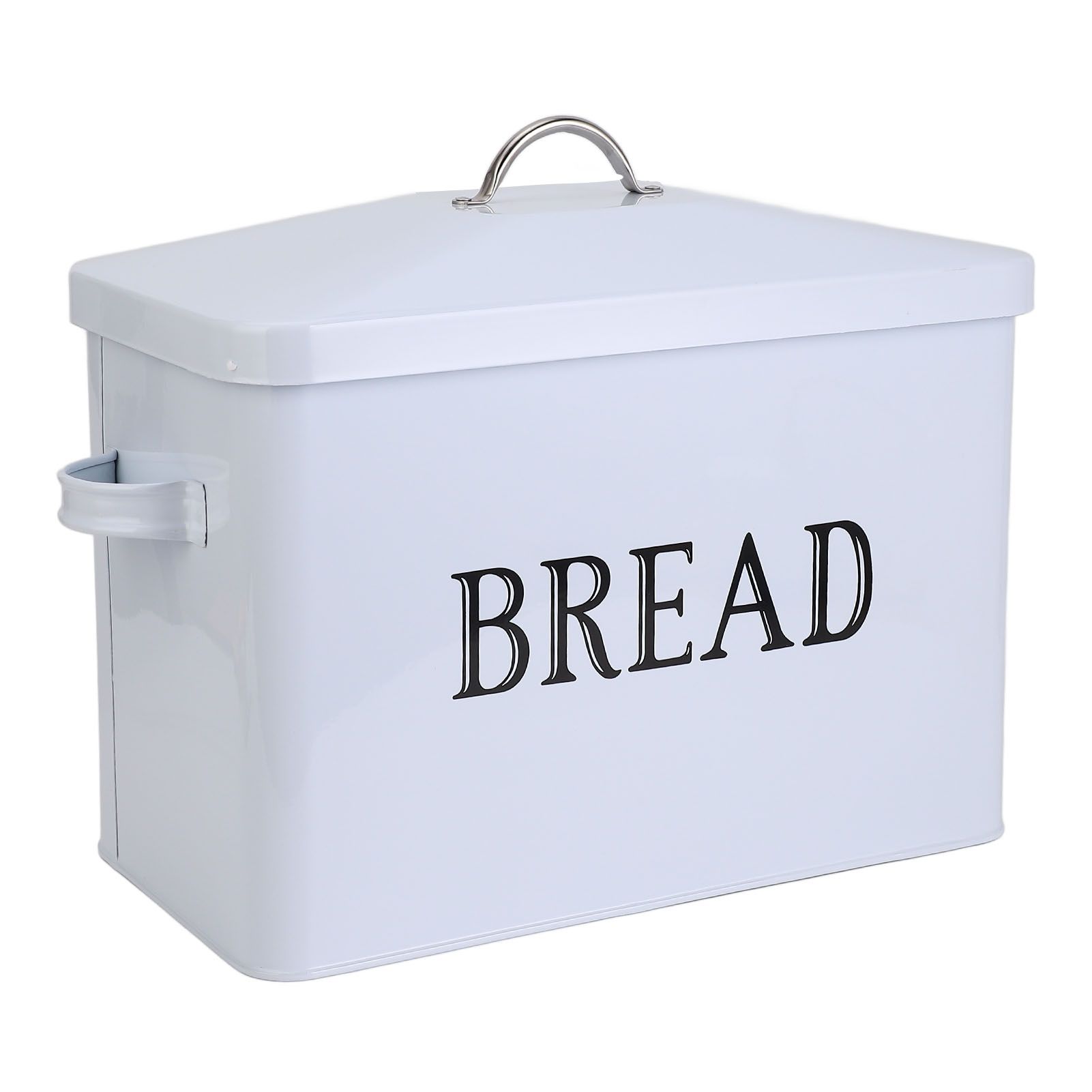 Metal Bread Box with Handle Multifunction Excellent Sealed Iron Retro Bread view 12