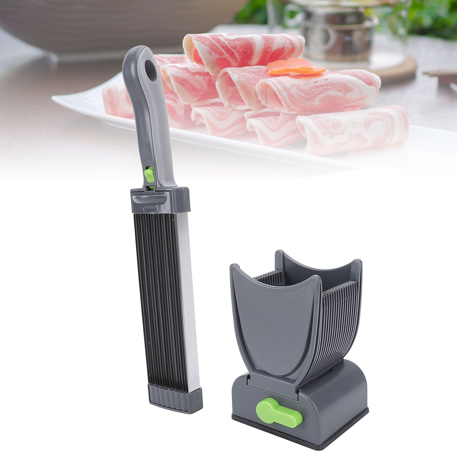 Meat Cutter Stainless Steel Blades Manual Meat Cleaver Food Slicing Shredding view 11