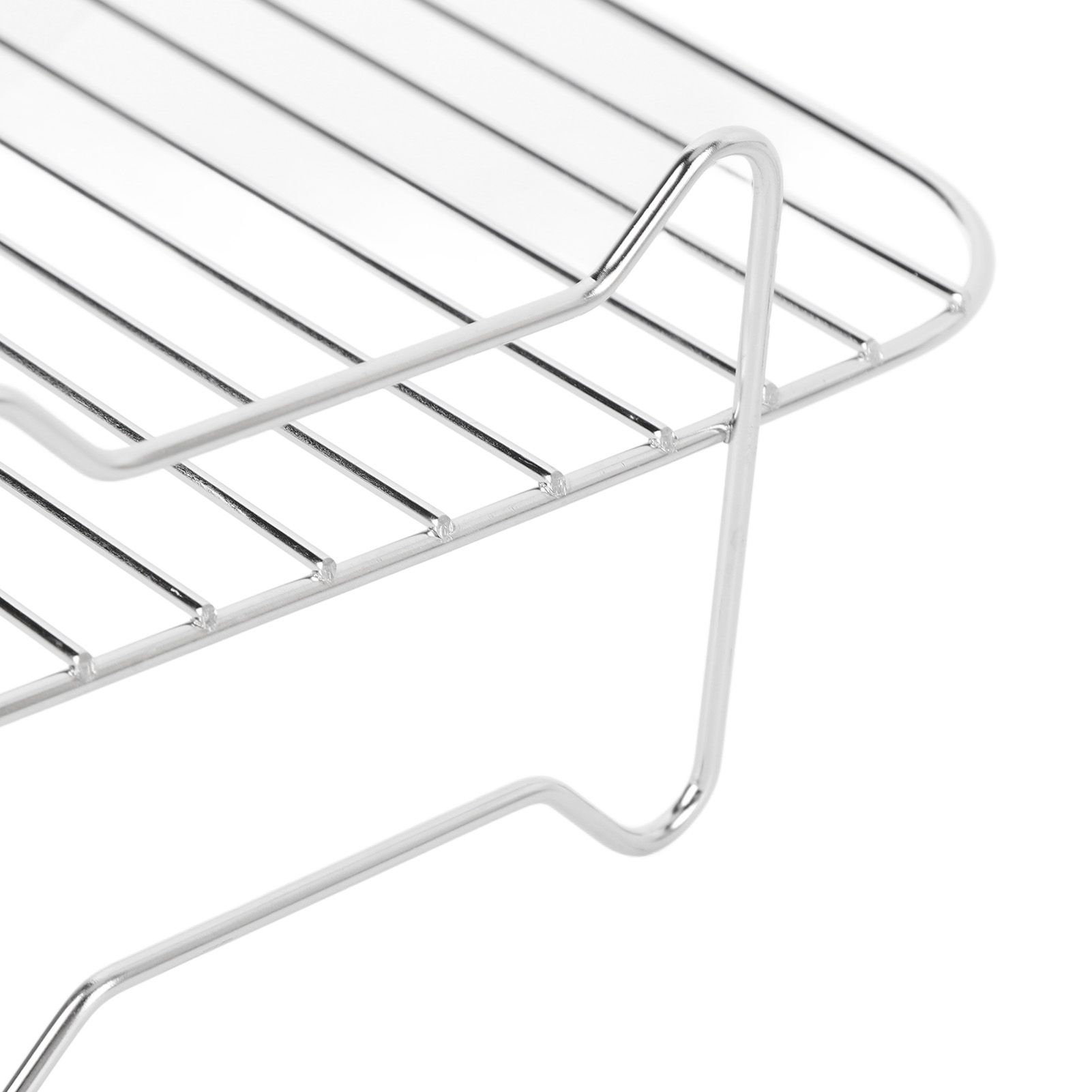 Fryer Accessories Set Grill Rack with Skewer Liners Silicone Brush Food Tong view 9