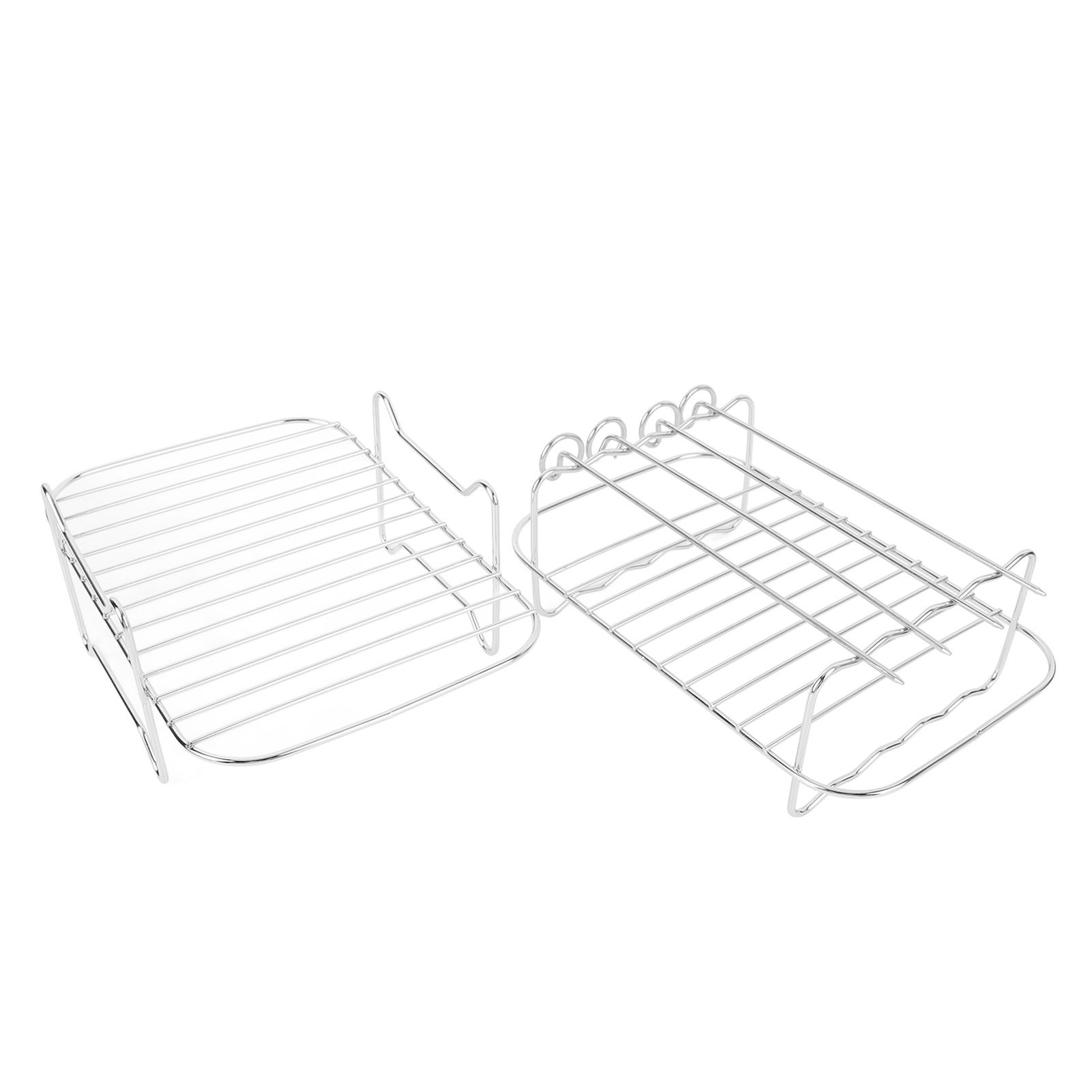 Fryer Accessories Set Grill Rack with Skewer Liners Silicone Brush Food Tong view 11