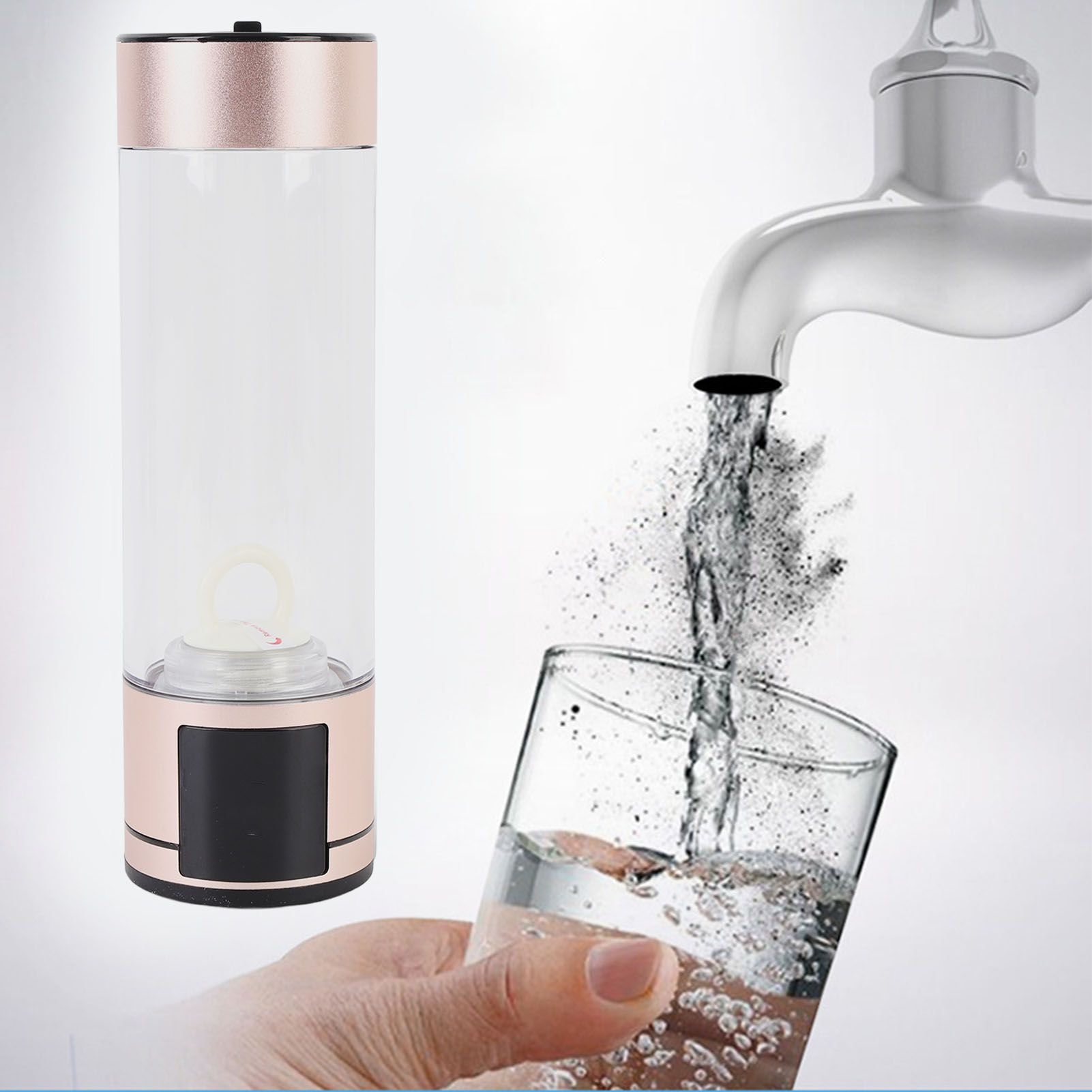 Hydrogen Water Bottle 400ml 2 Modes Type C 5V Sealed Portable Hydrogen Water view 12