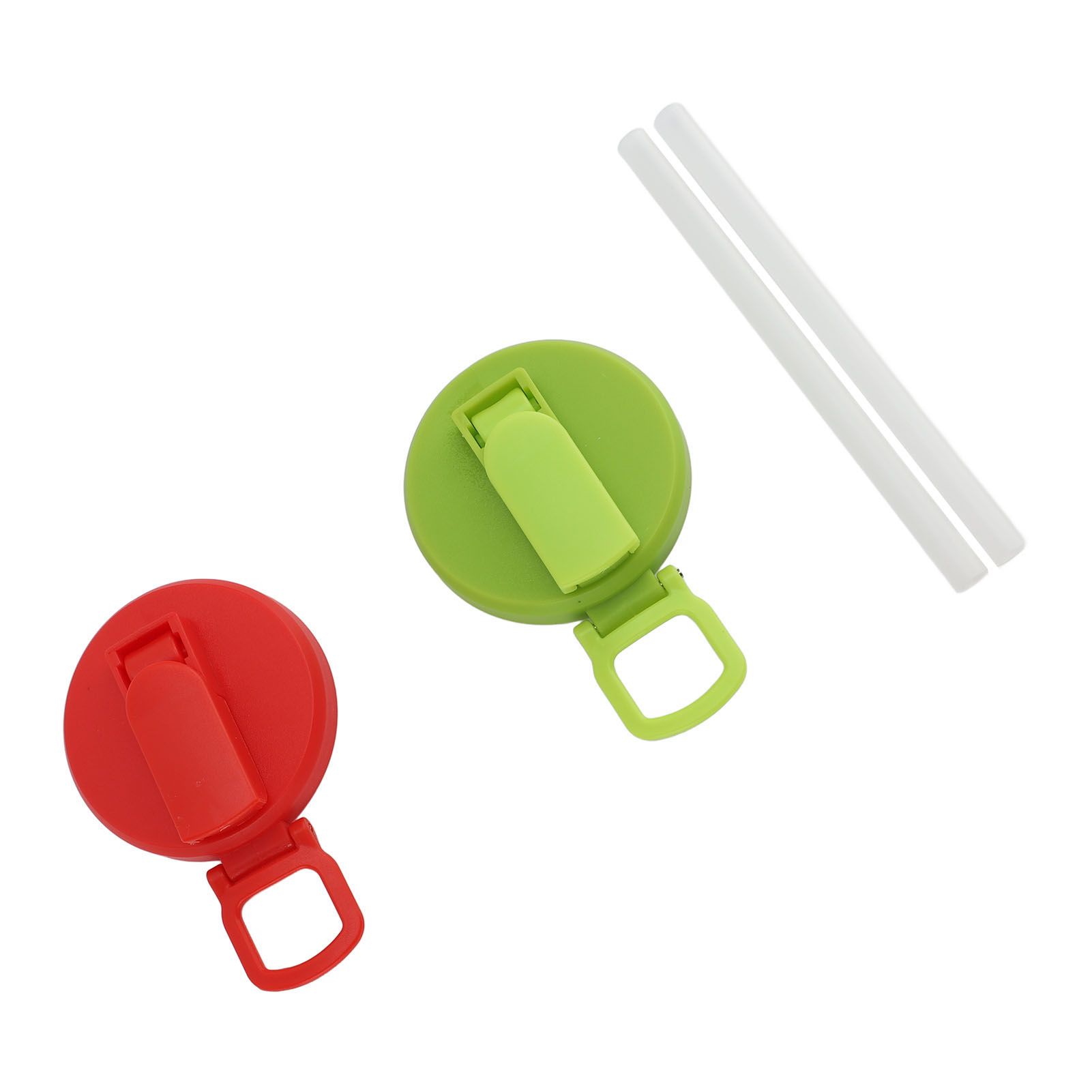 2PCS Soda Can Covers with Straw Leakproof Airtight Seal Reusable Plastic Drink view 6