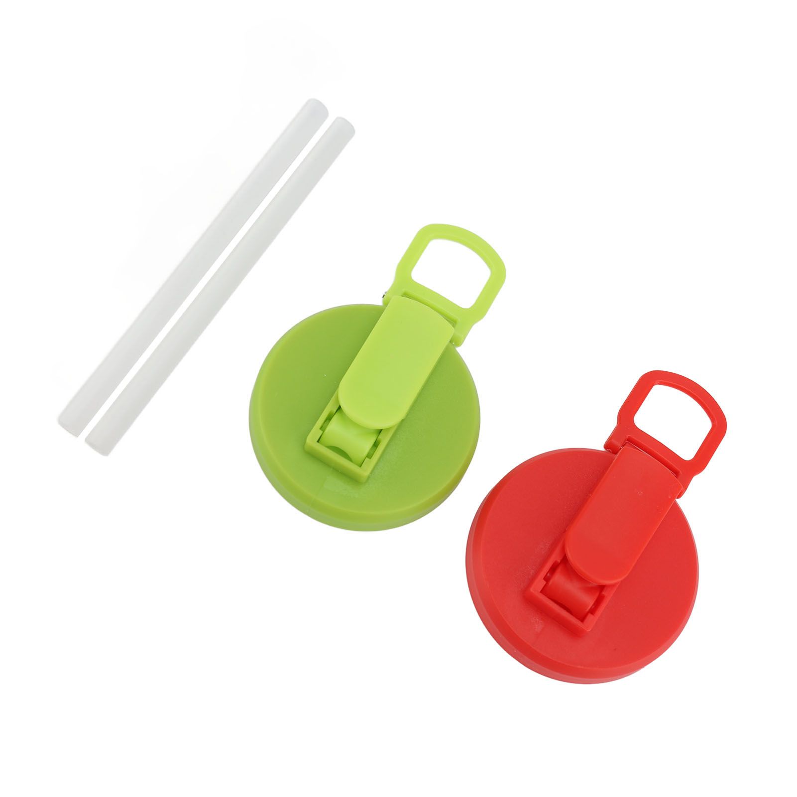 2PCS Soda Can Covers with Straw Leakproof Airtight Seal Reusable Plastic Drink view 8