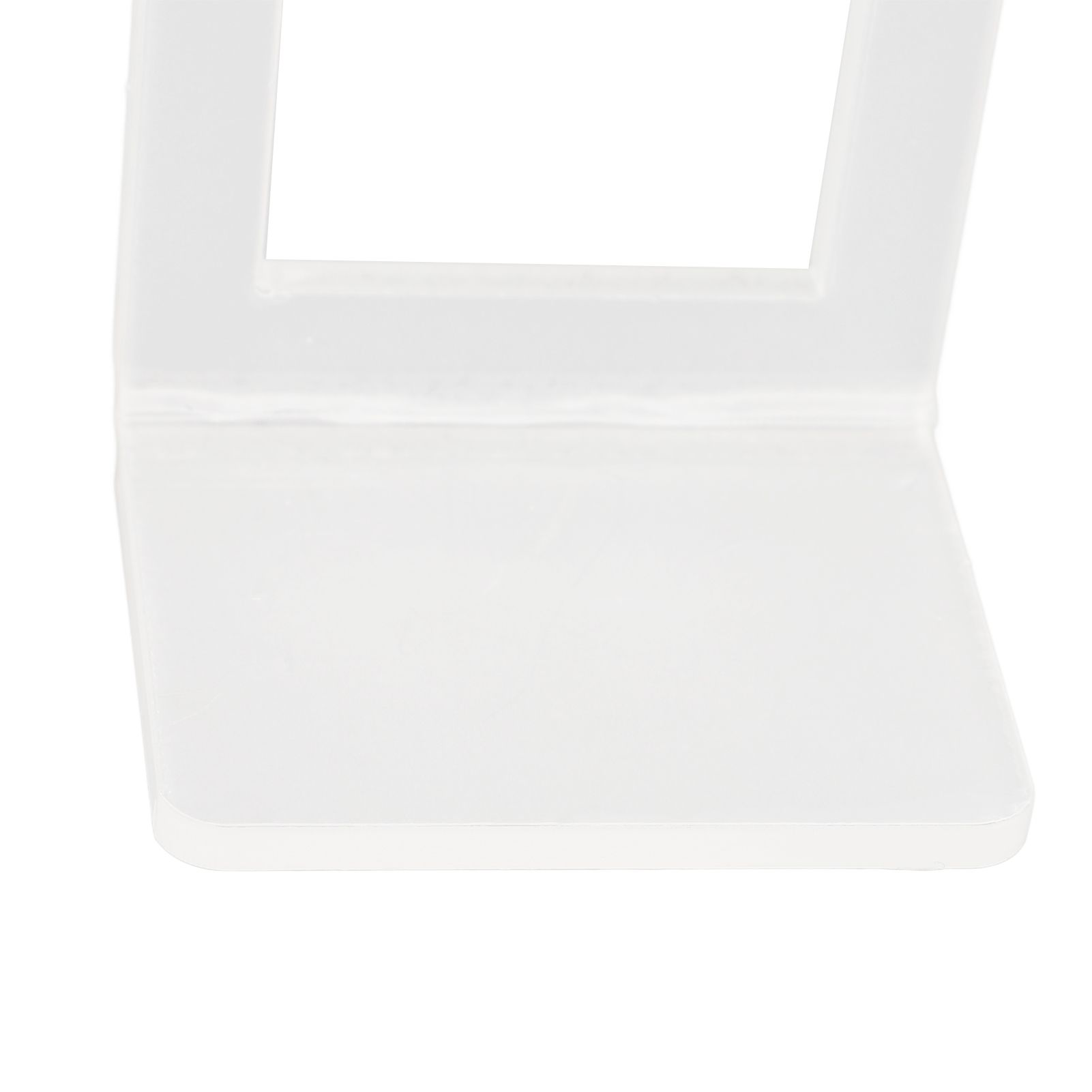2PCS Acrylic Sink Brush Holder Clear Solid Construction Multipurpose Easy view 2