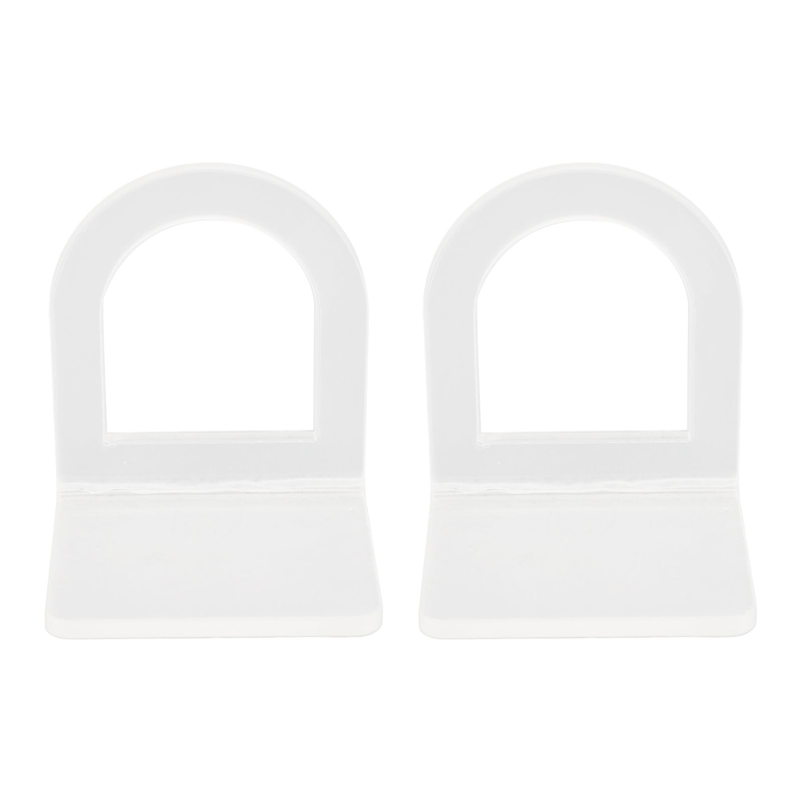 2PCS Acrylic Sink Brush Holder Clear Solid Construction Multipurpose Easy view 3