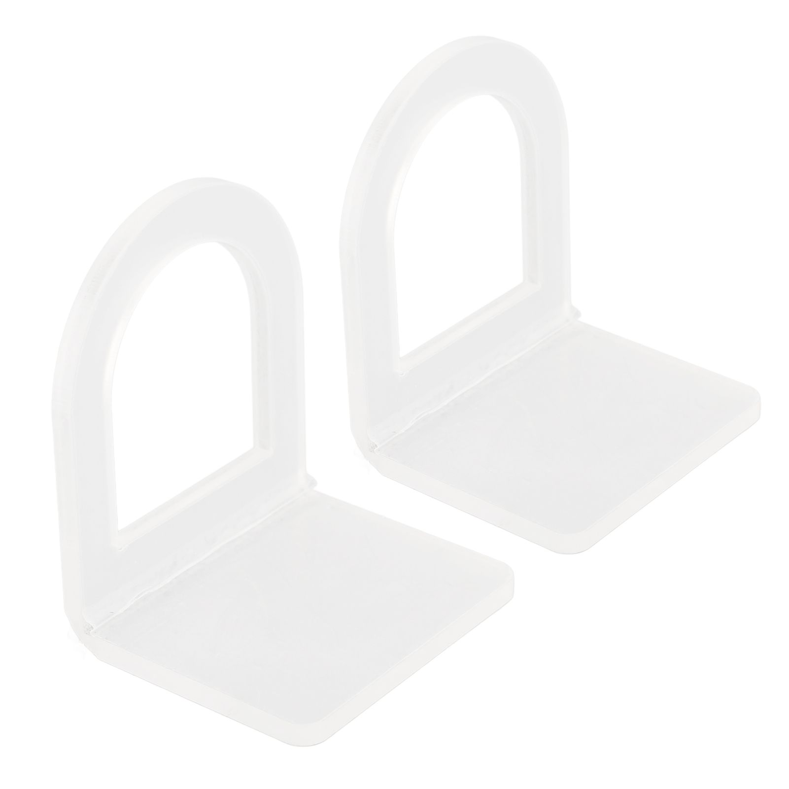 2PCS Acrylic Sink Brush Holder Clear Solid Construction Multipurpose Easy view 4