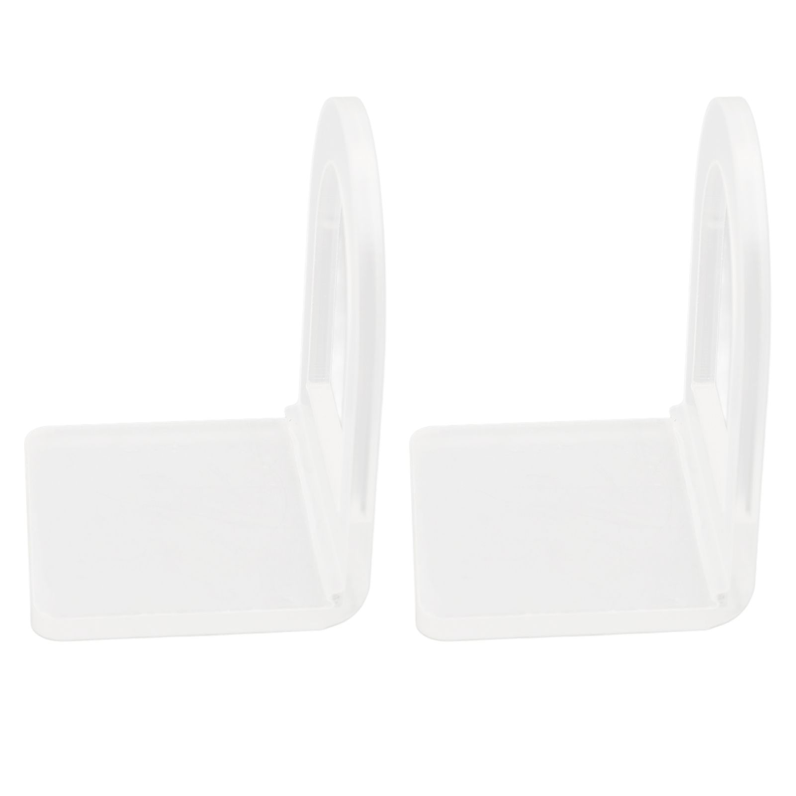 2PCS Acrylic Sink Brush Holder Clear Solid Construction Multipurpose Easy view 8