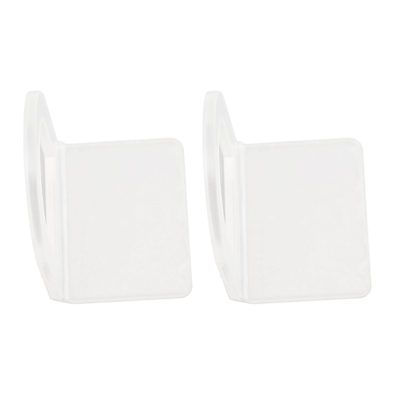 2PCS Acrylic Sink Brush Holder Clear Solid Construction Multipurpose Easy view 12
