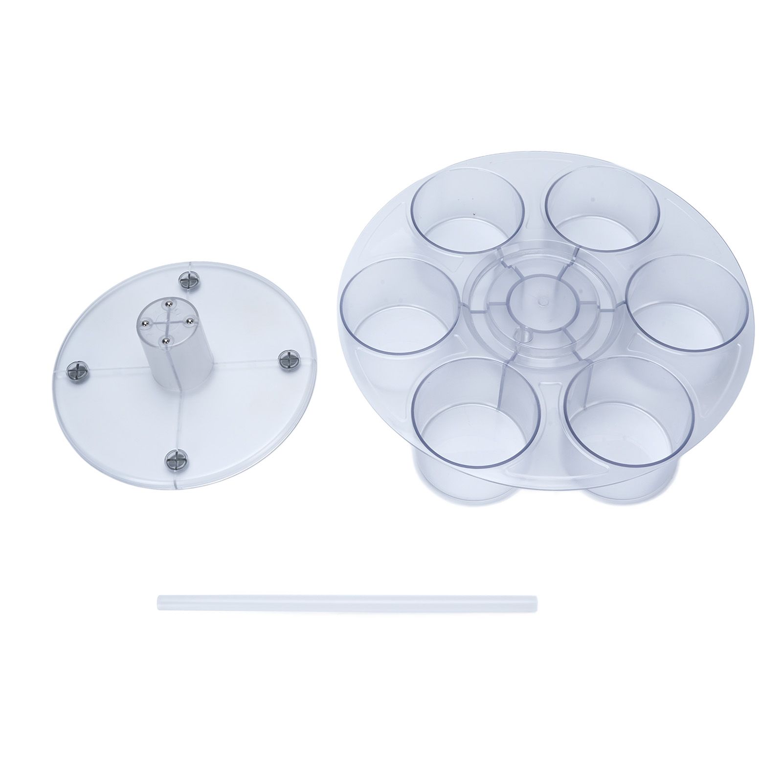 Water Bottle Organizer 360 Degree Rotatable Plastic Anti Slip Cup Storage view 3