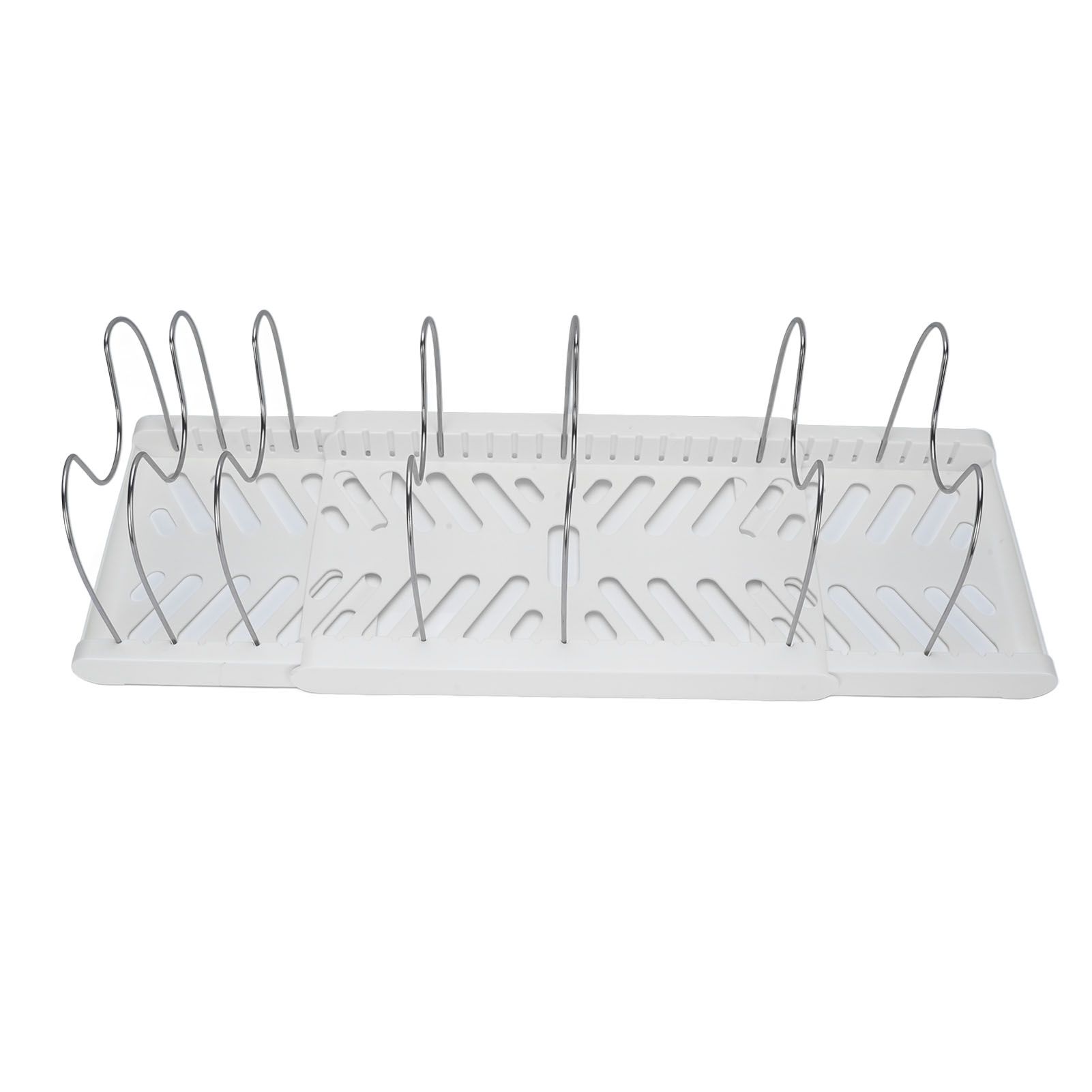 Pots and Pans Organizer Expandable Cookware Rack Adjustable Pan Organizer for view 4