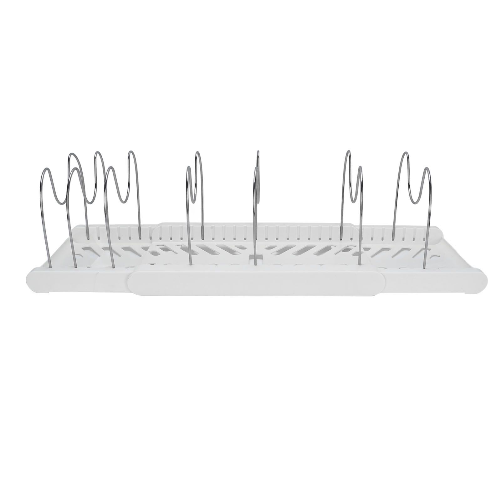 Pots and Pans Organizer Expandable Cookware Rack Adjustable Pan Organizer for view 5