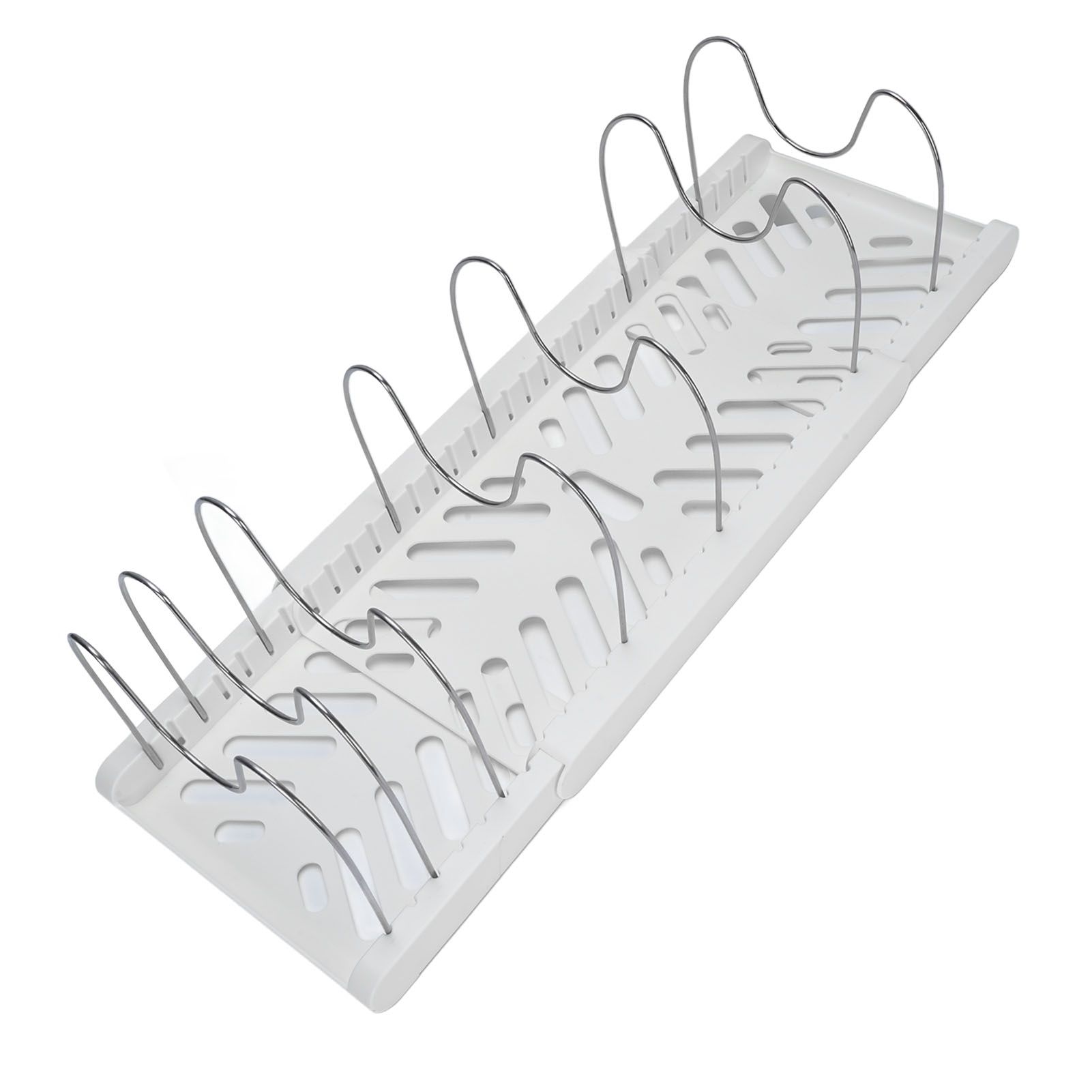 Pots and Pans Organizer Expandable Cookware Rack Adjustable Pan Organizer for view 7