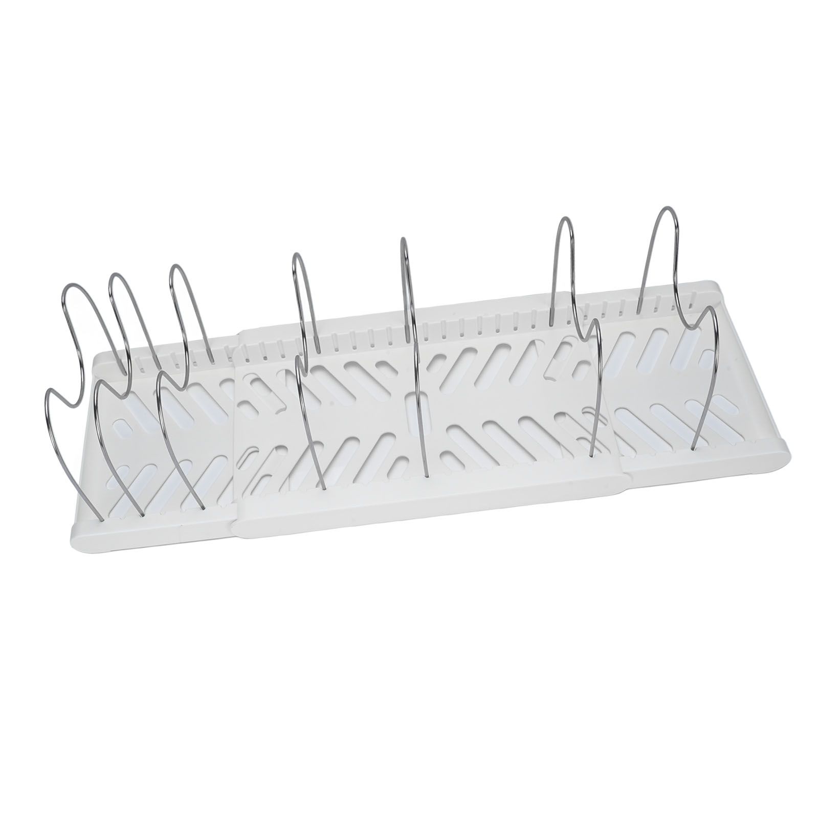 Pots and Pans Organizer Expandable Cookware Rack Adjustable Pan Organizer for view 8