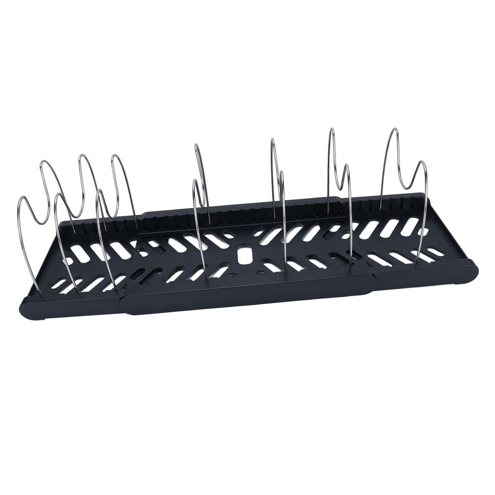 Pots and Pans Organizer Expandable Cookware Rack Adjustable Pan Organizer for view 7