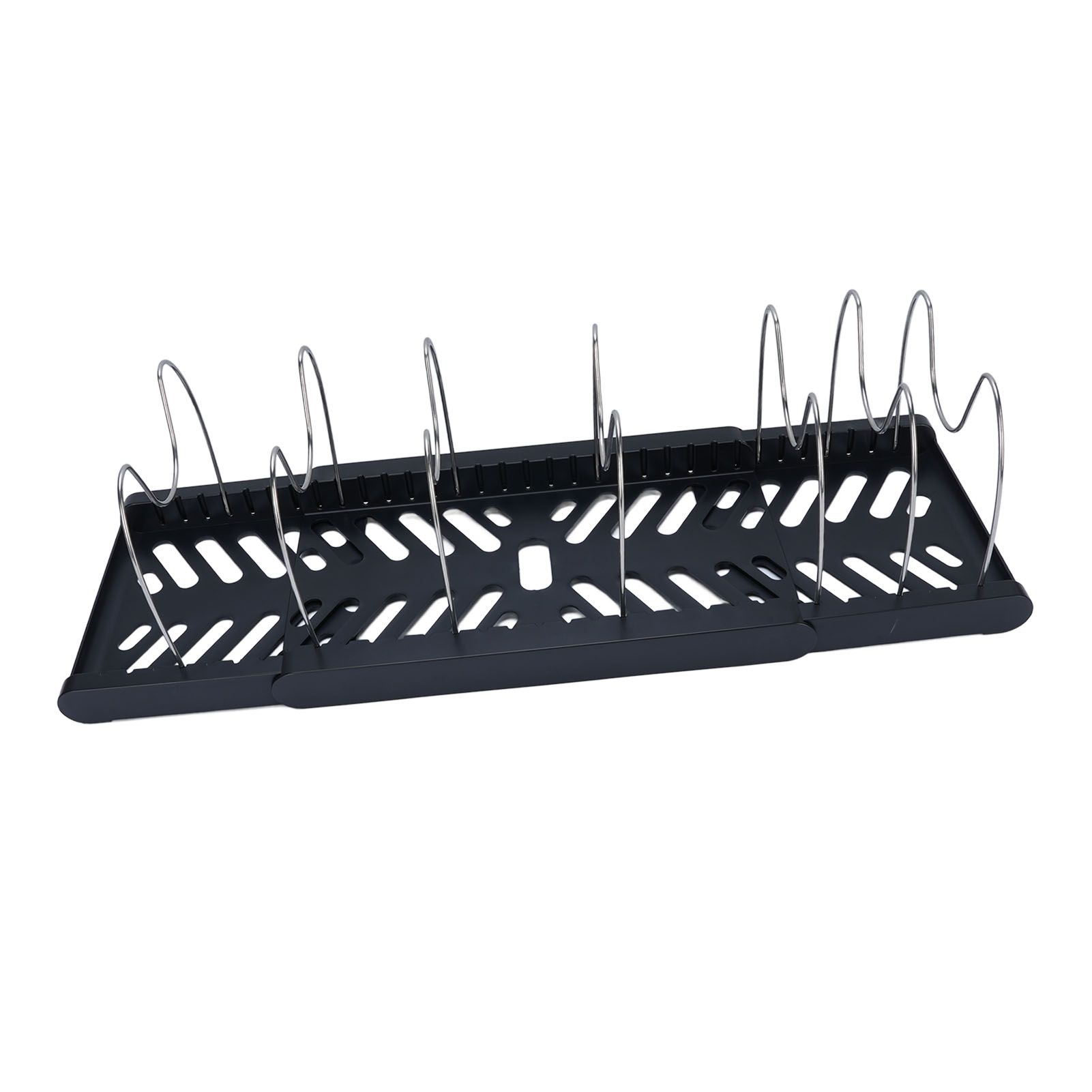 Pots and Pans Organizer Expandable Cookware Rack Adjustable Pan Organizer for view 9