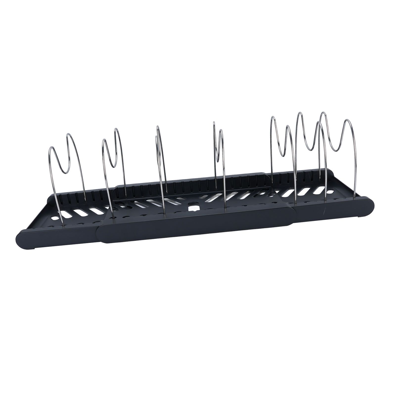 Pots and Pans Organizer Expandable Cookware Rack Adjustable Pan Organizer for view 10