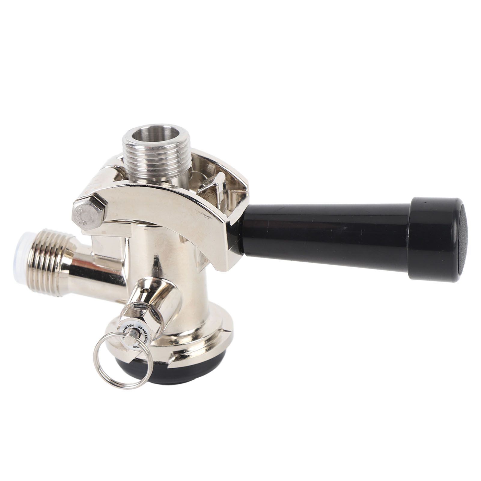 Keg Coupler Stainless Steel G5/8 D Shaped Ergonomic Handle Beer Dispenser view 12
