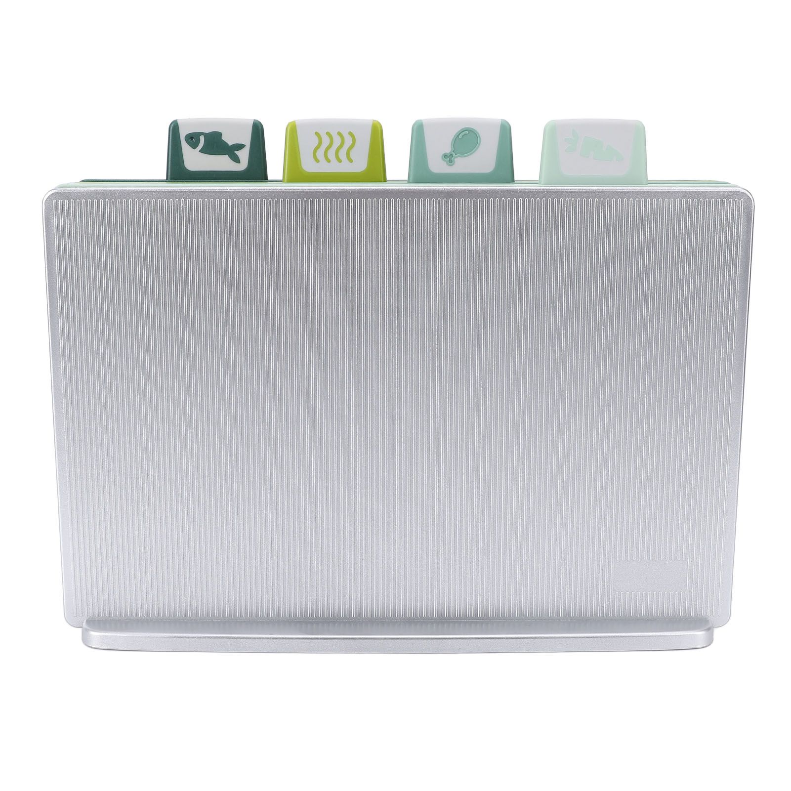 4PCS Cutting Boards with Storage Rack Versatile Classification Kitchen view 3